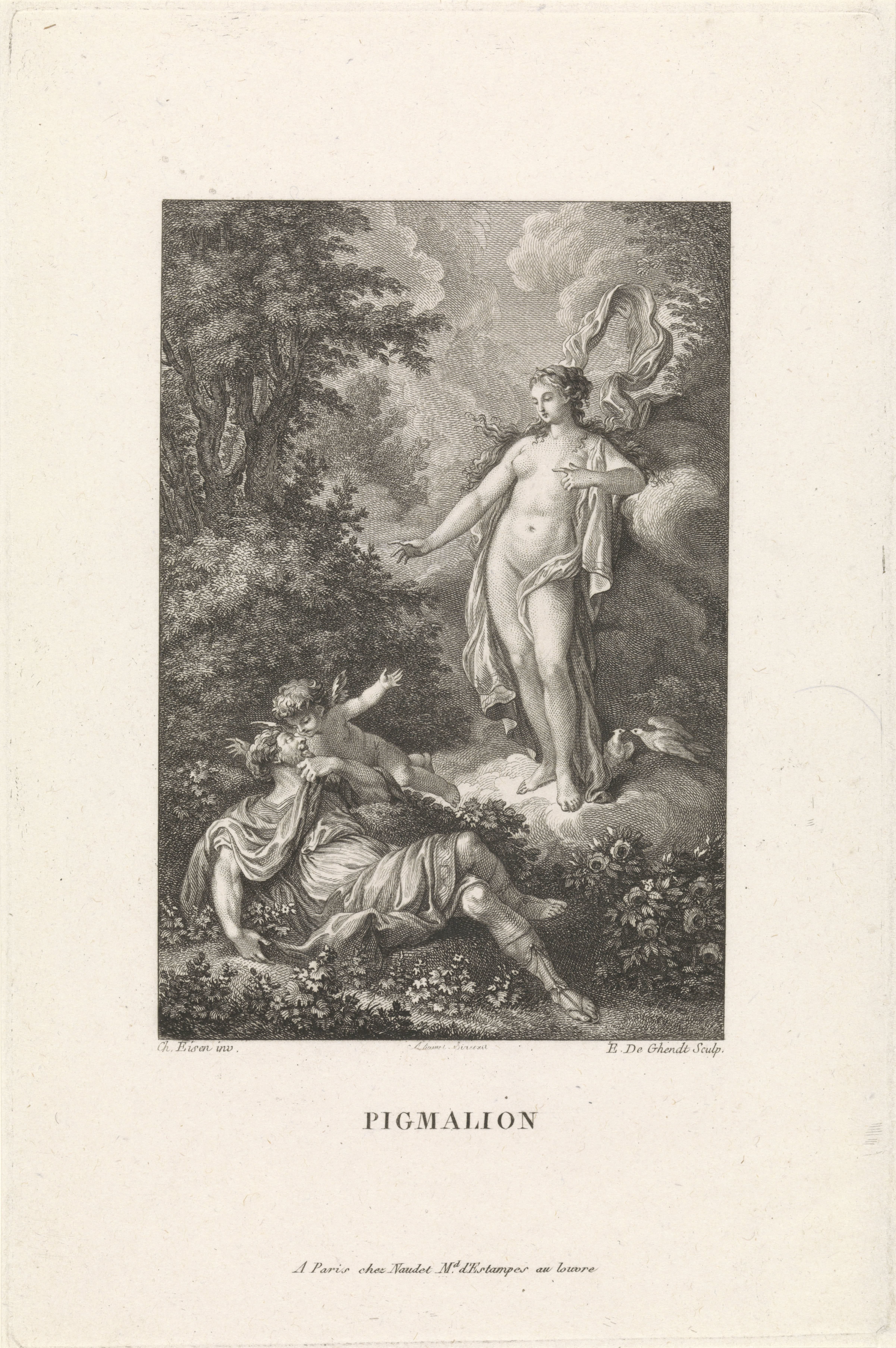 Pygmalion wordt in een droom door Venus bezocht