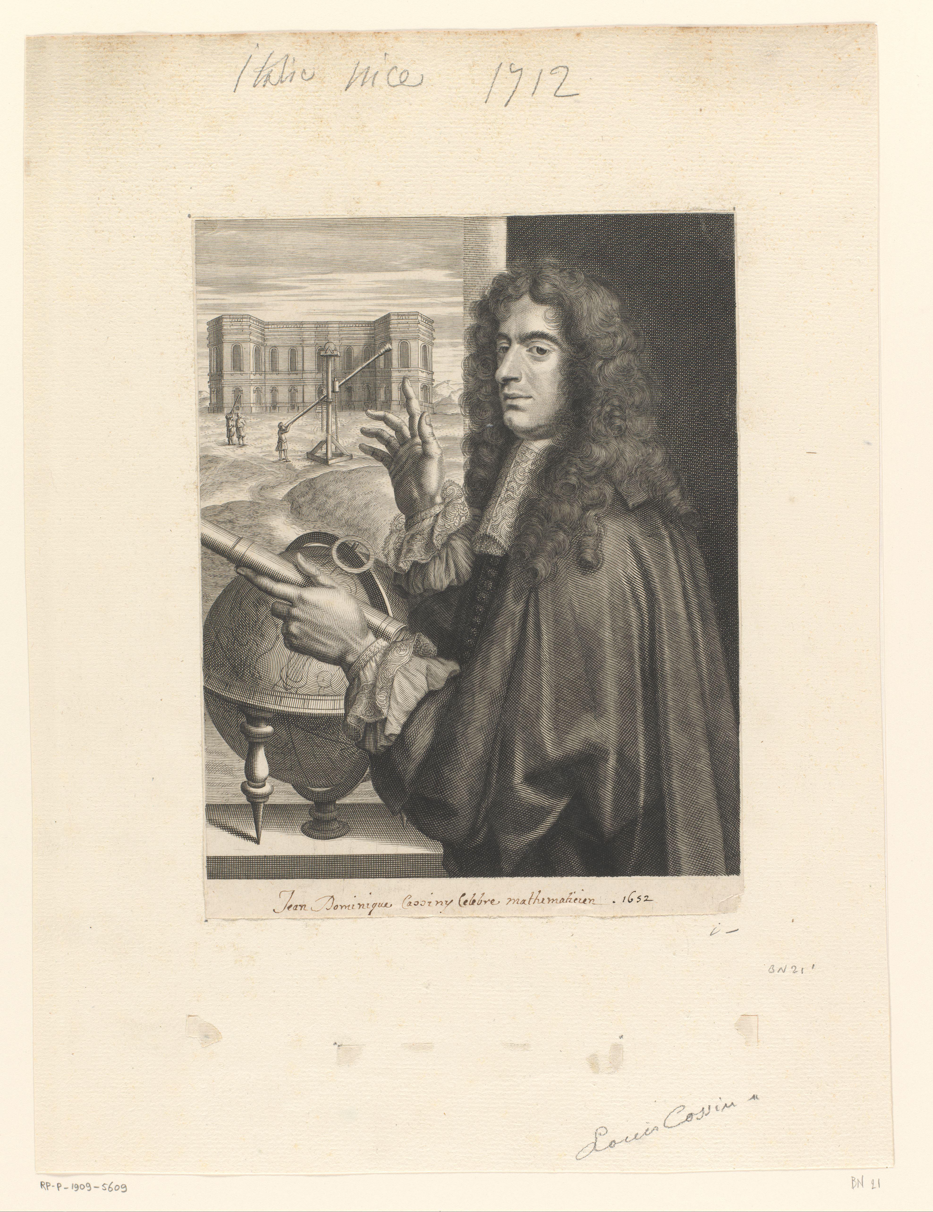 Portret van Giovanni Domenico Cassini