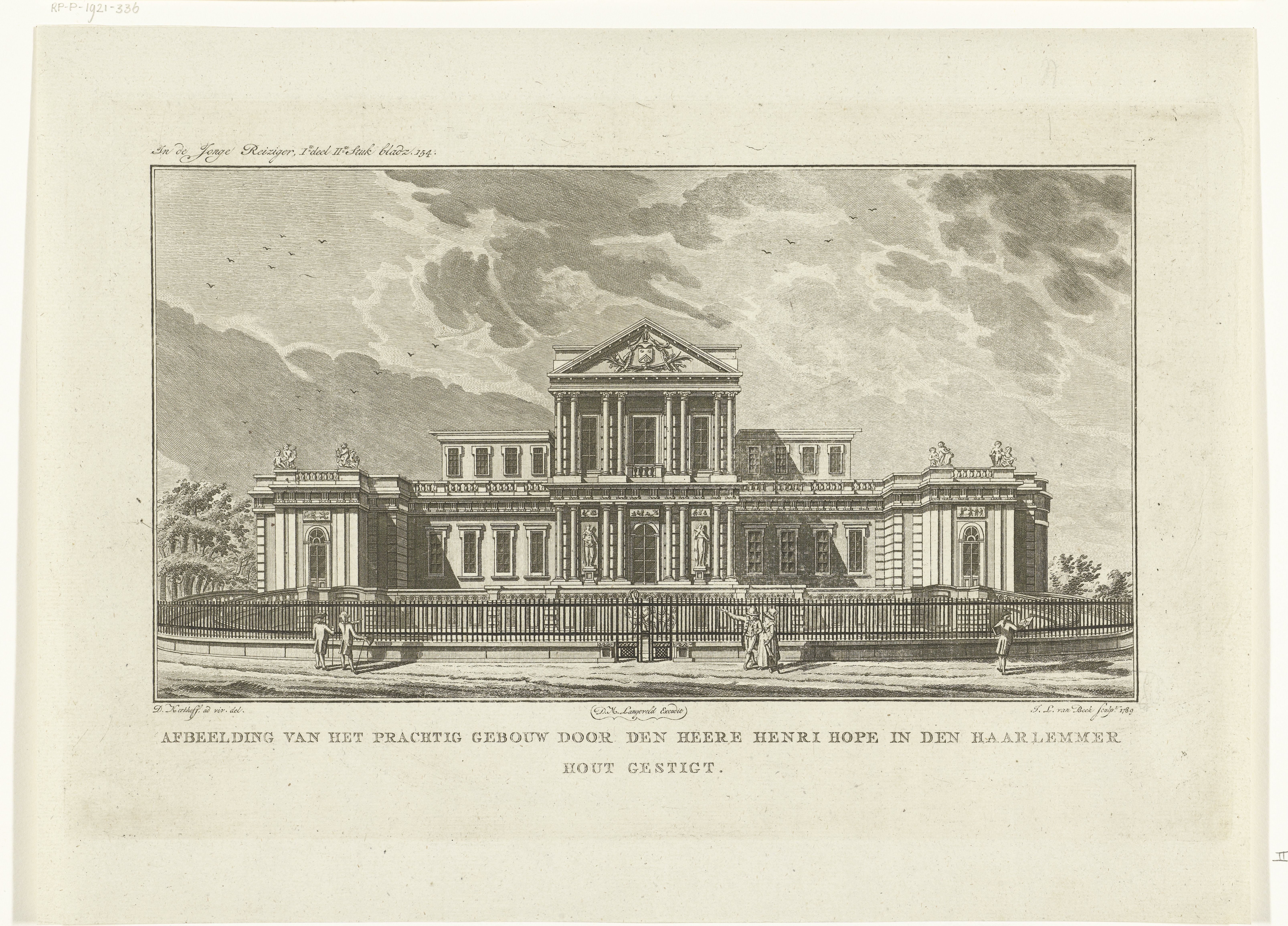 Villa Paviljoen Welgelegen van bankier Henri Hope in Haarlemmerhout bij Haarlem