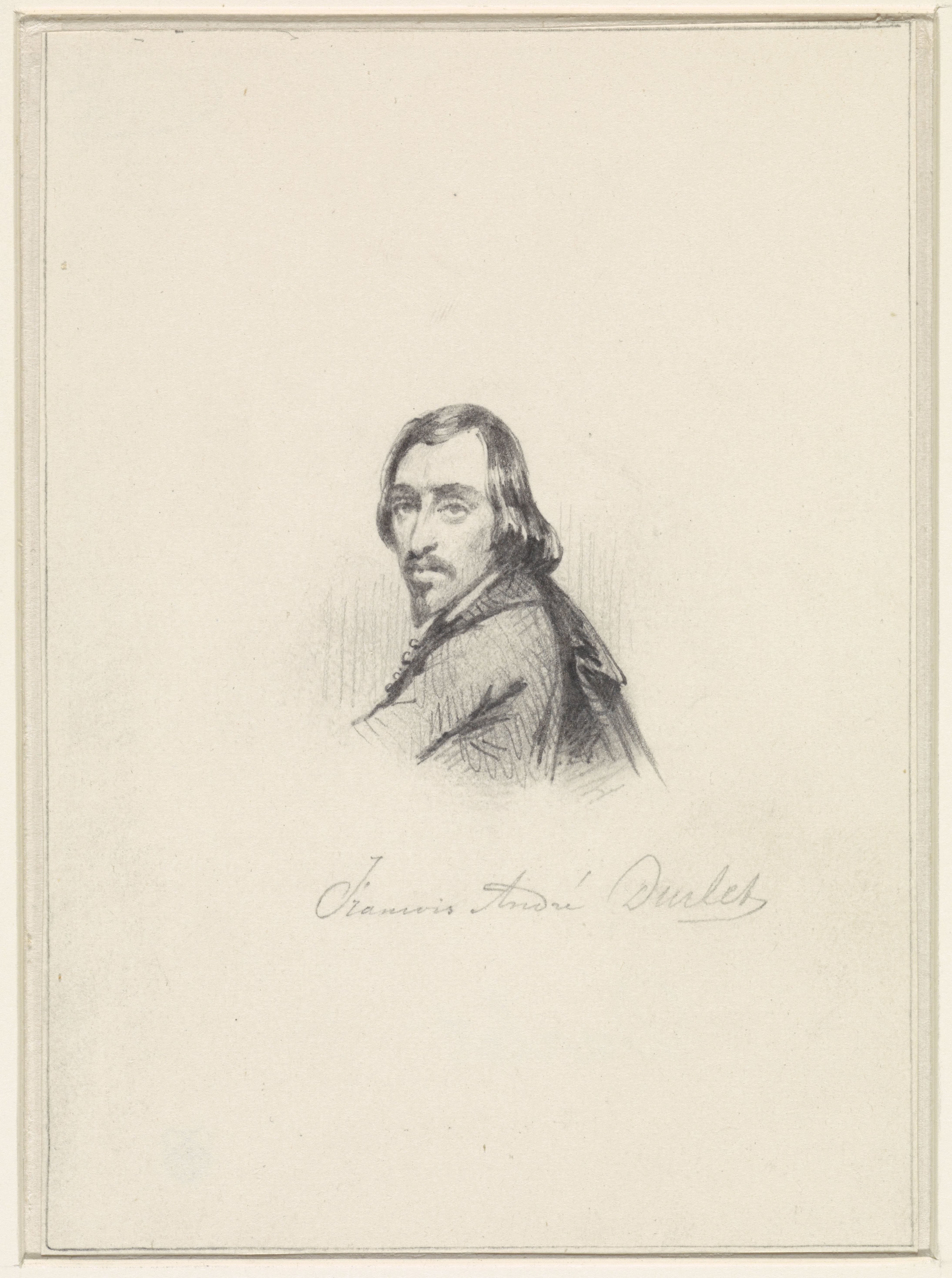 Zelfportret van François André Durlet