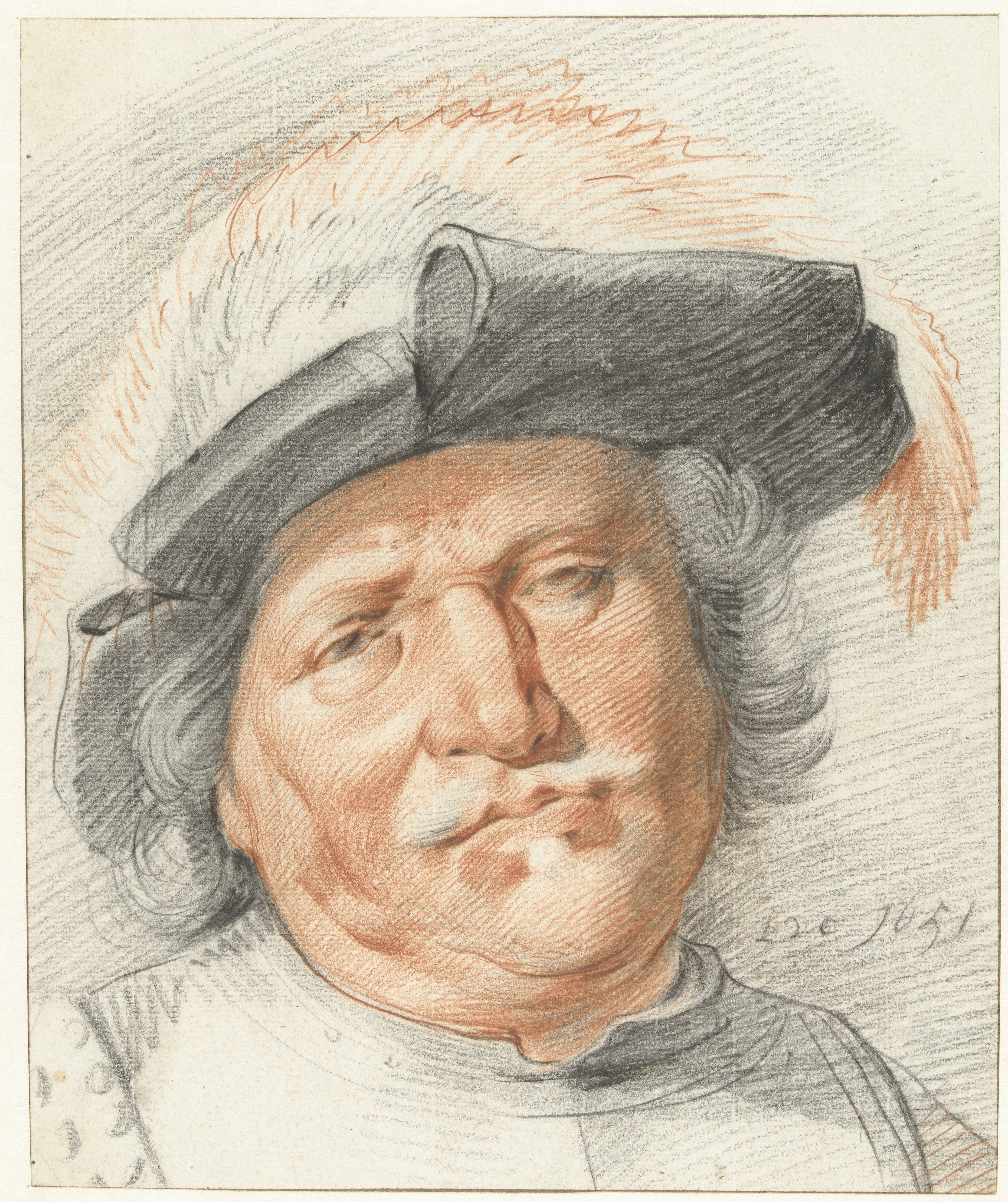 Hoofd van een man