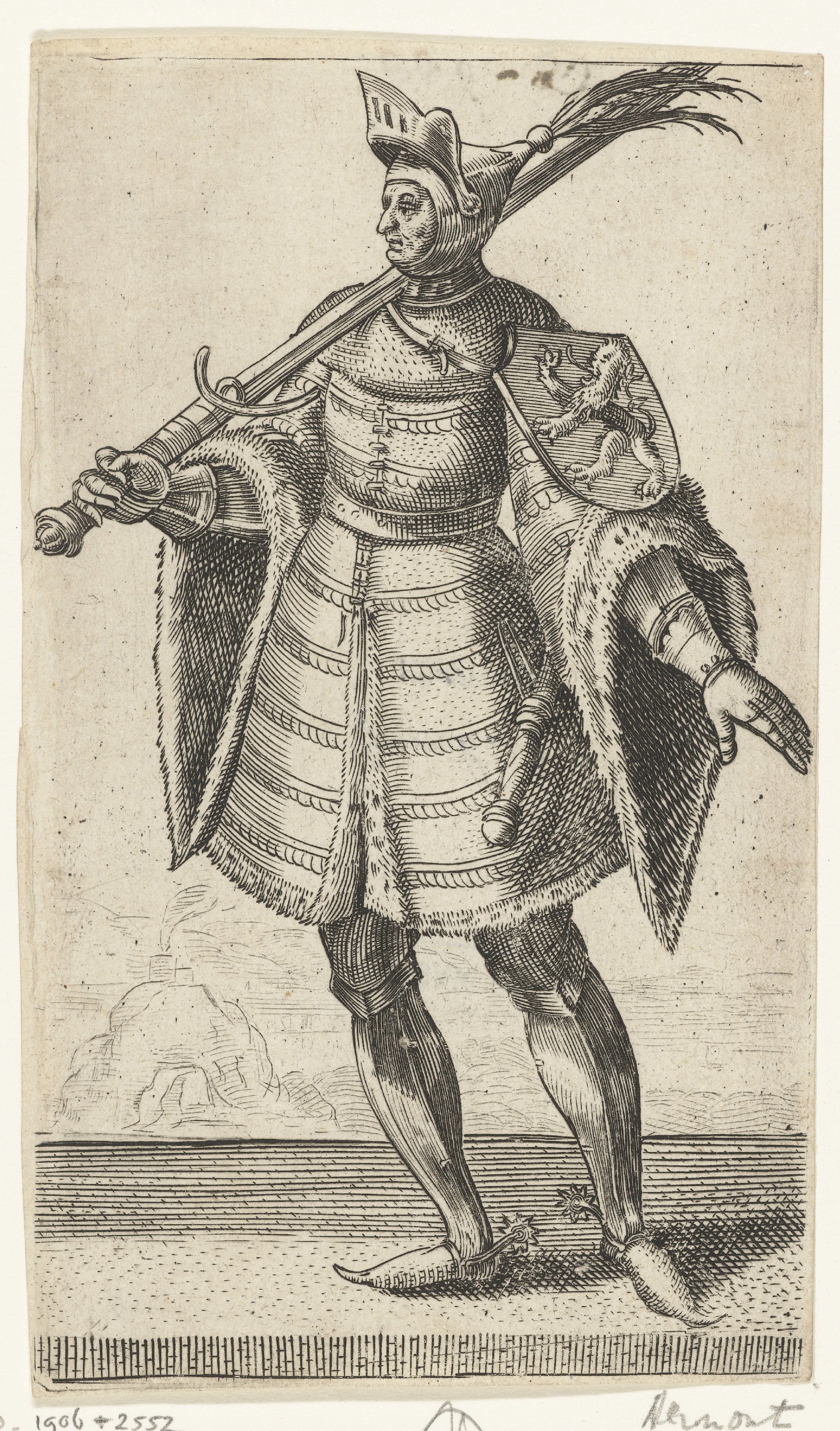 Portret van Arnulf, graaf van Holland