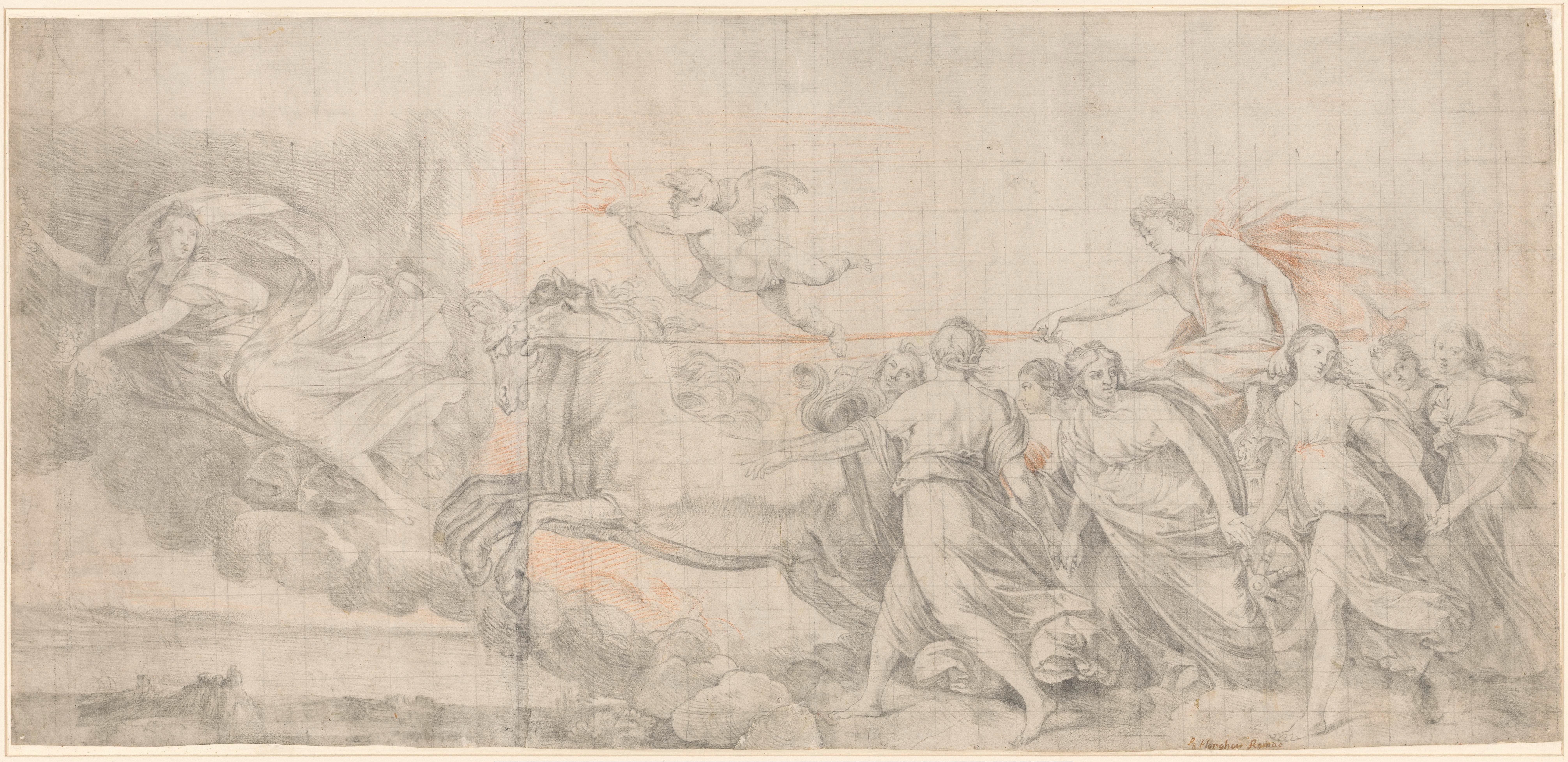 Weergave van Guido Reni's Aurora