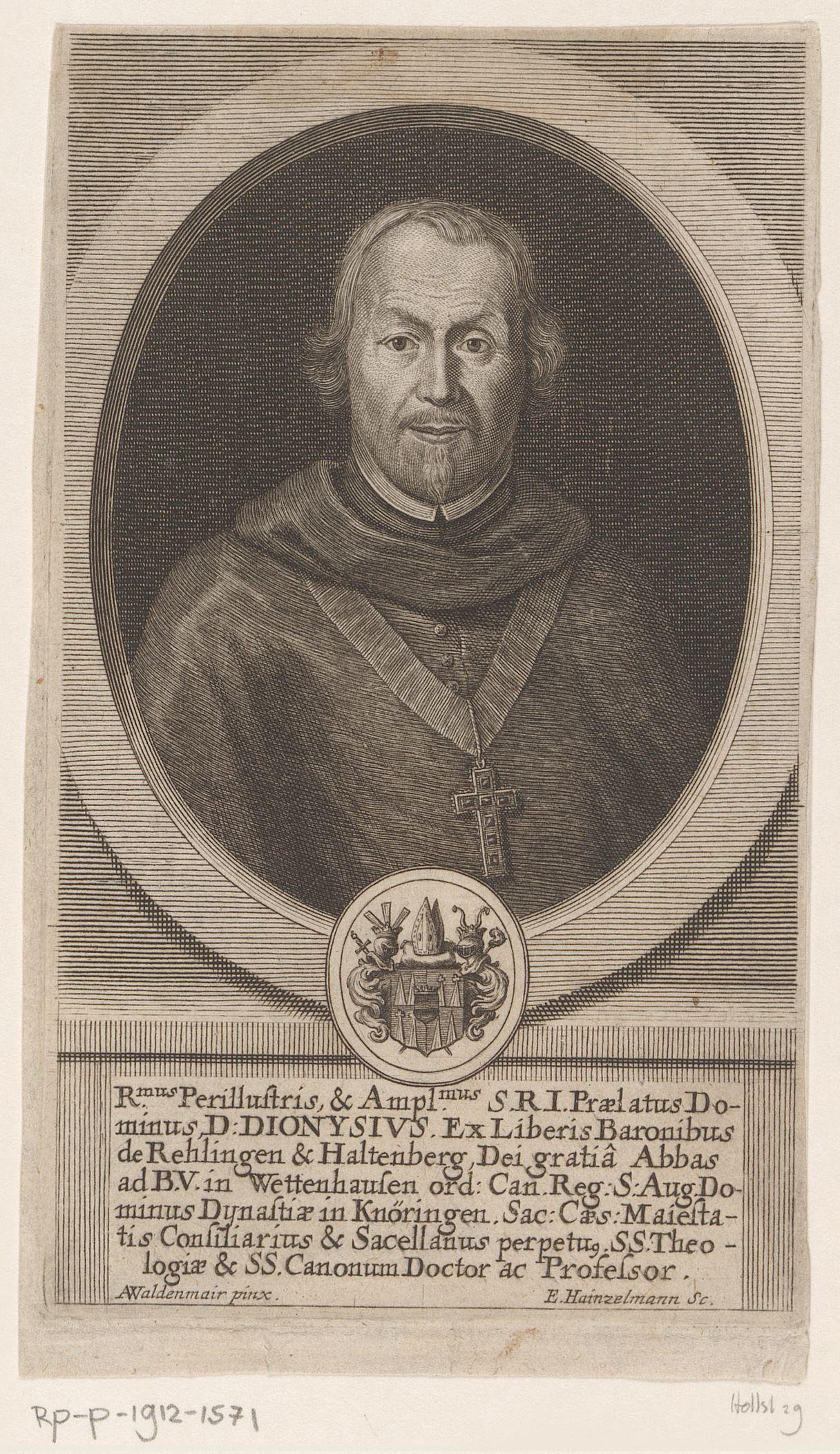 Portret van Dionysius von Rehlingen