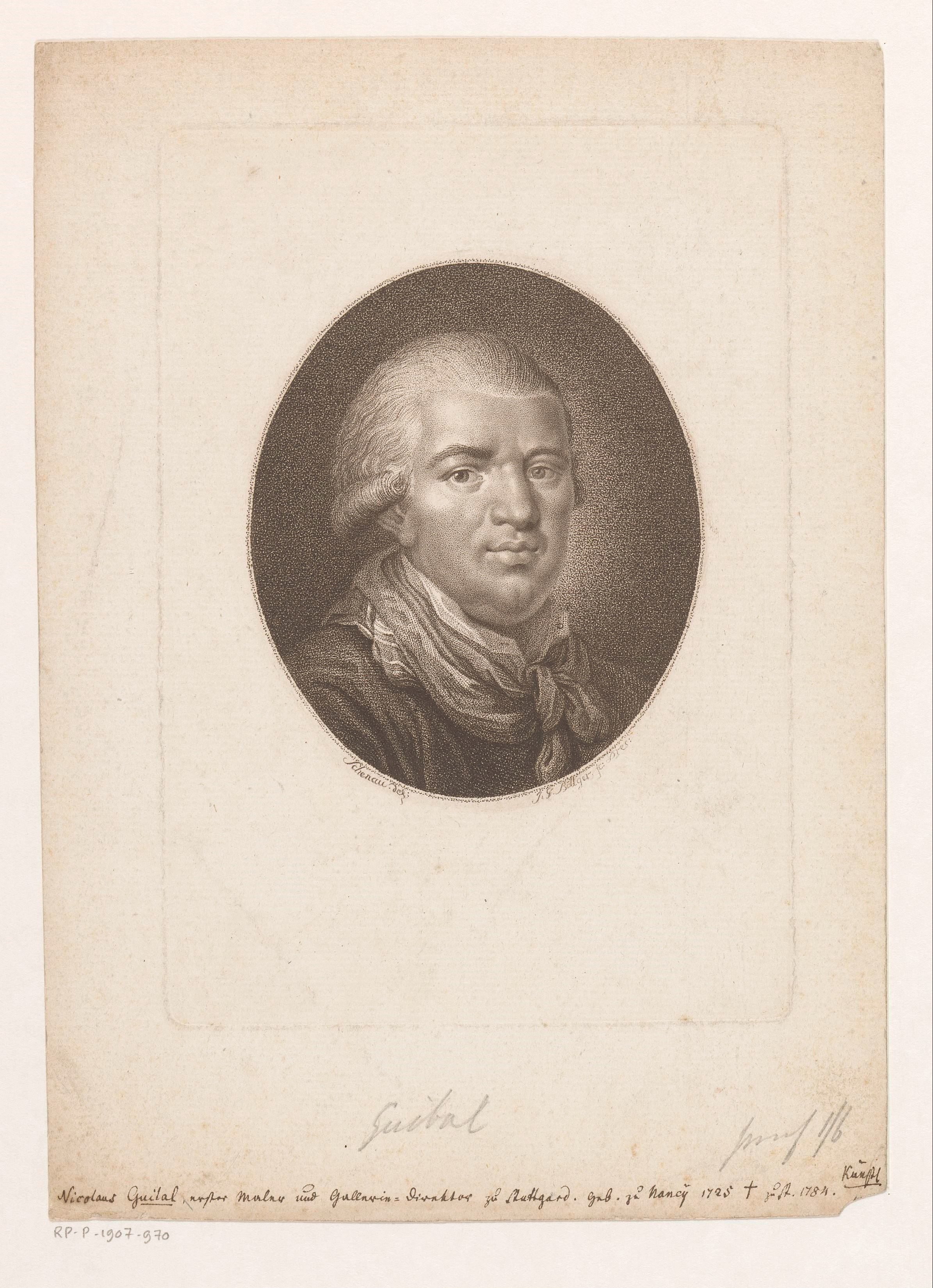 Portret van Nicolas Guibol