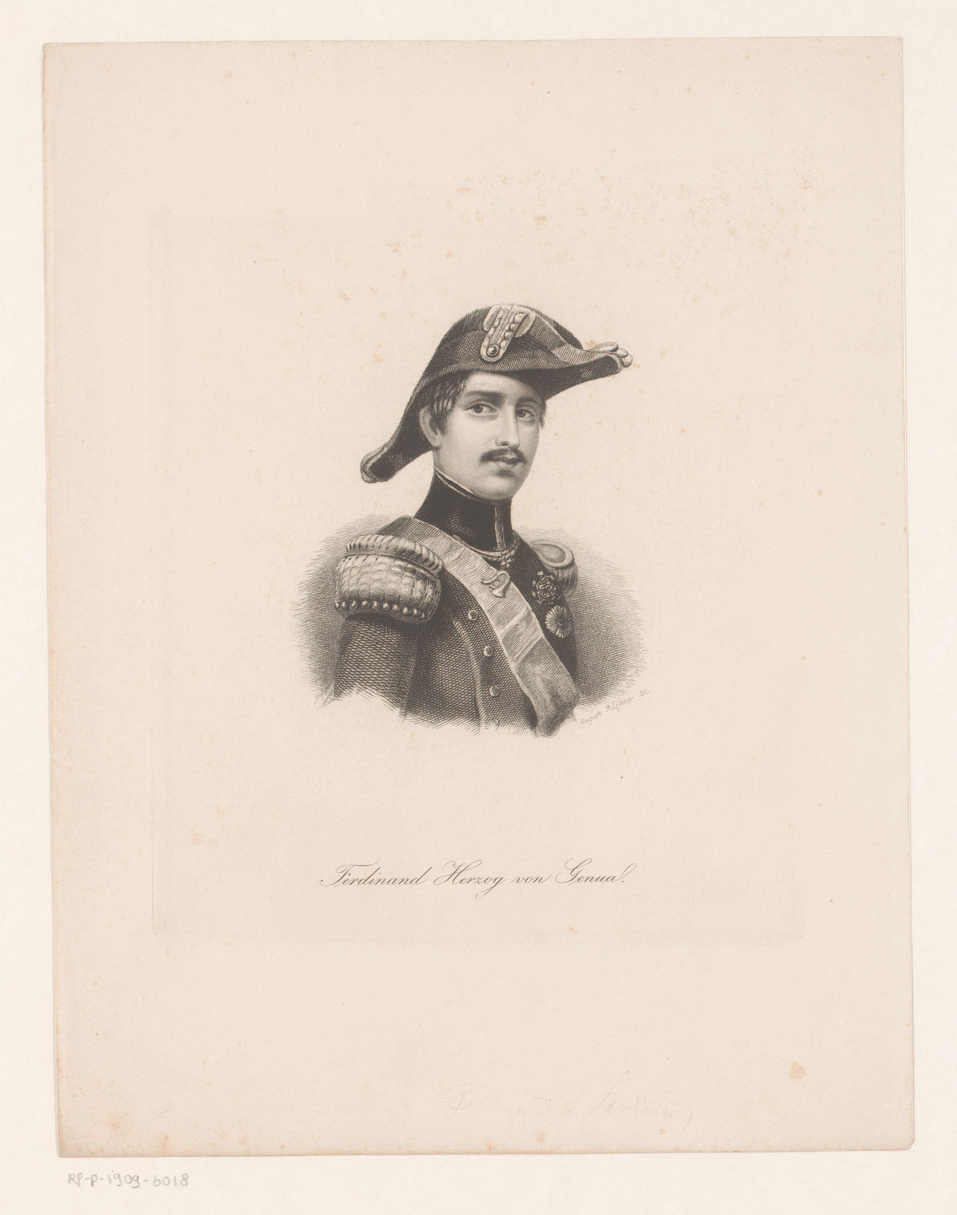 Portret van Ferdinand Maria van Savoye-Carignano