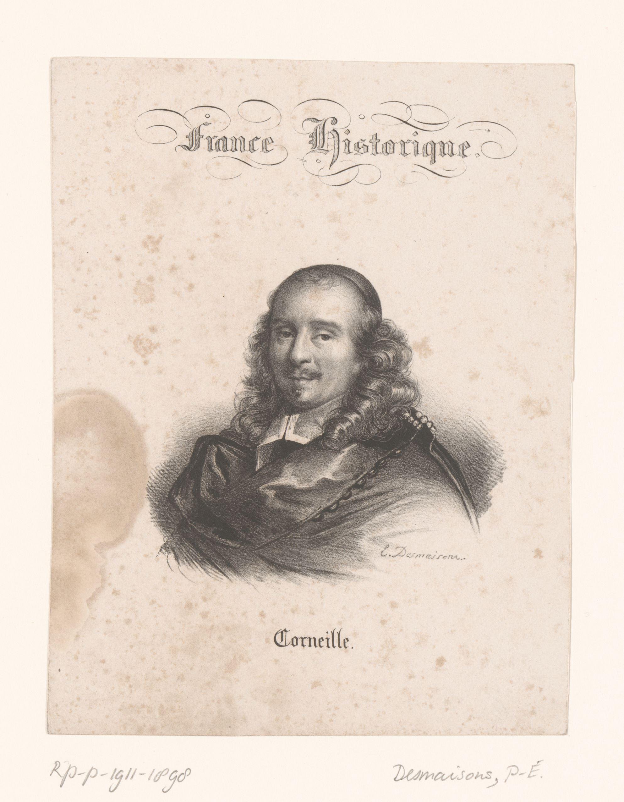 Portret van Pierre Corneille