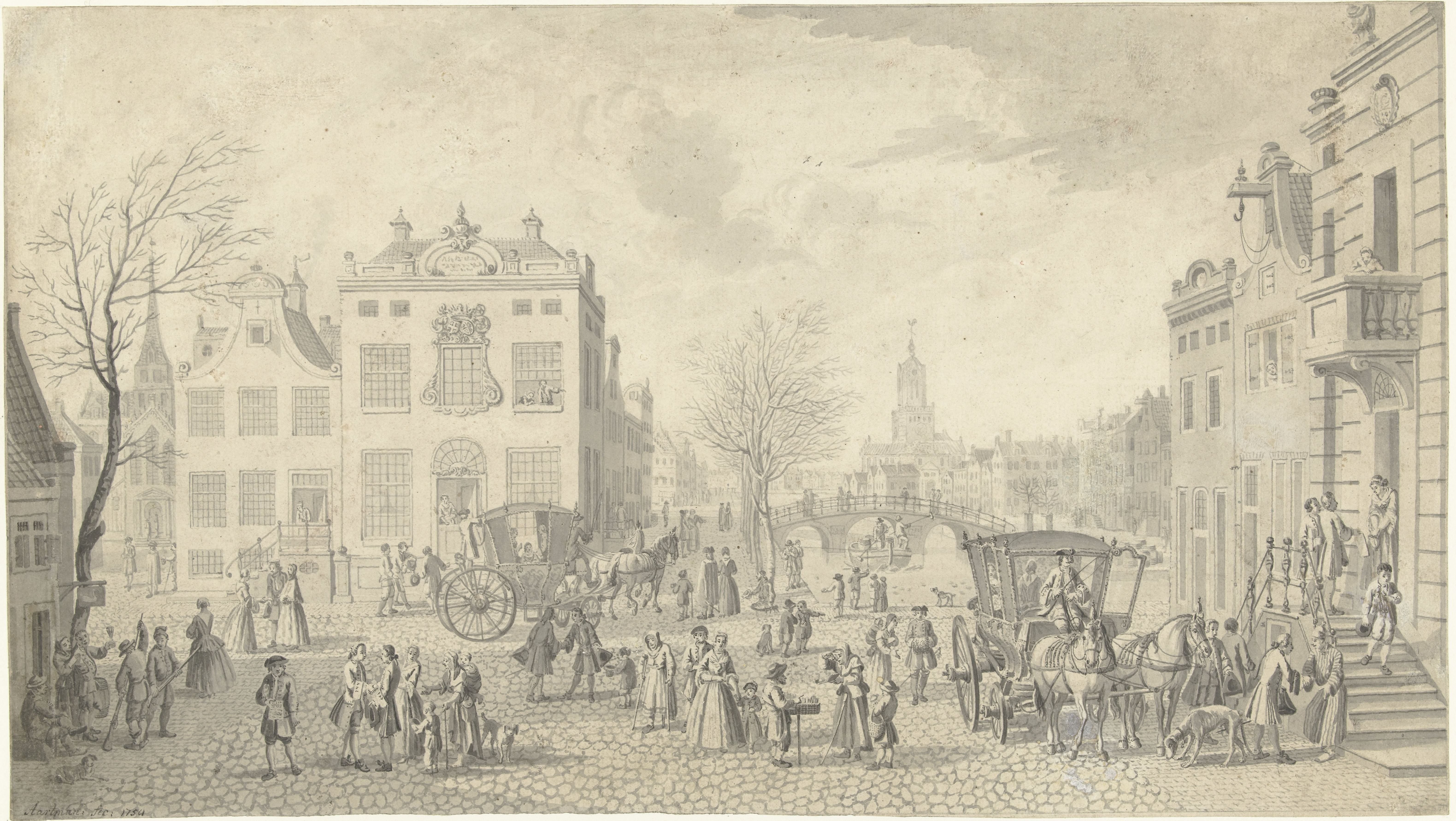 Straatgezicht te Den Haag