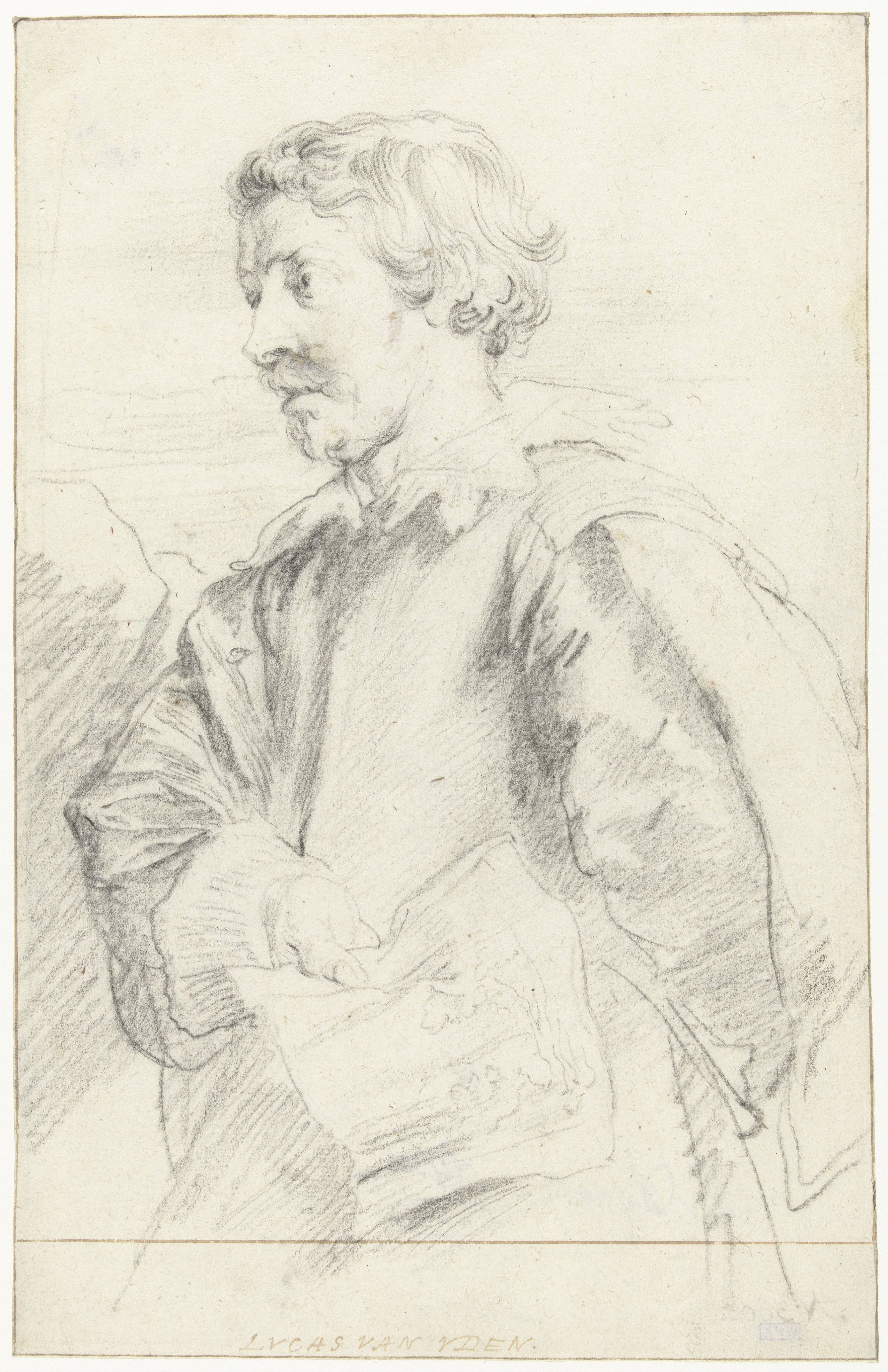 Portret van Lucas van Uden