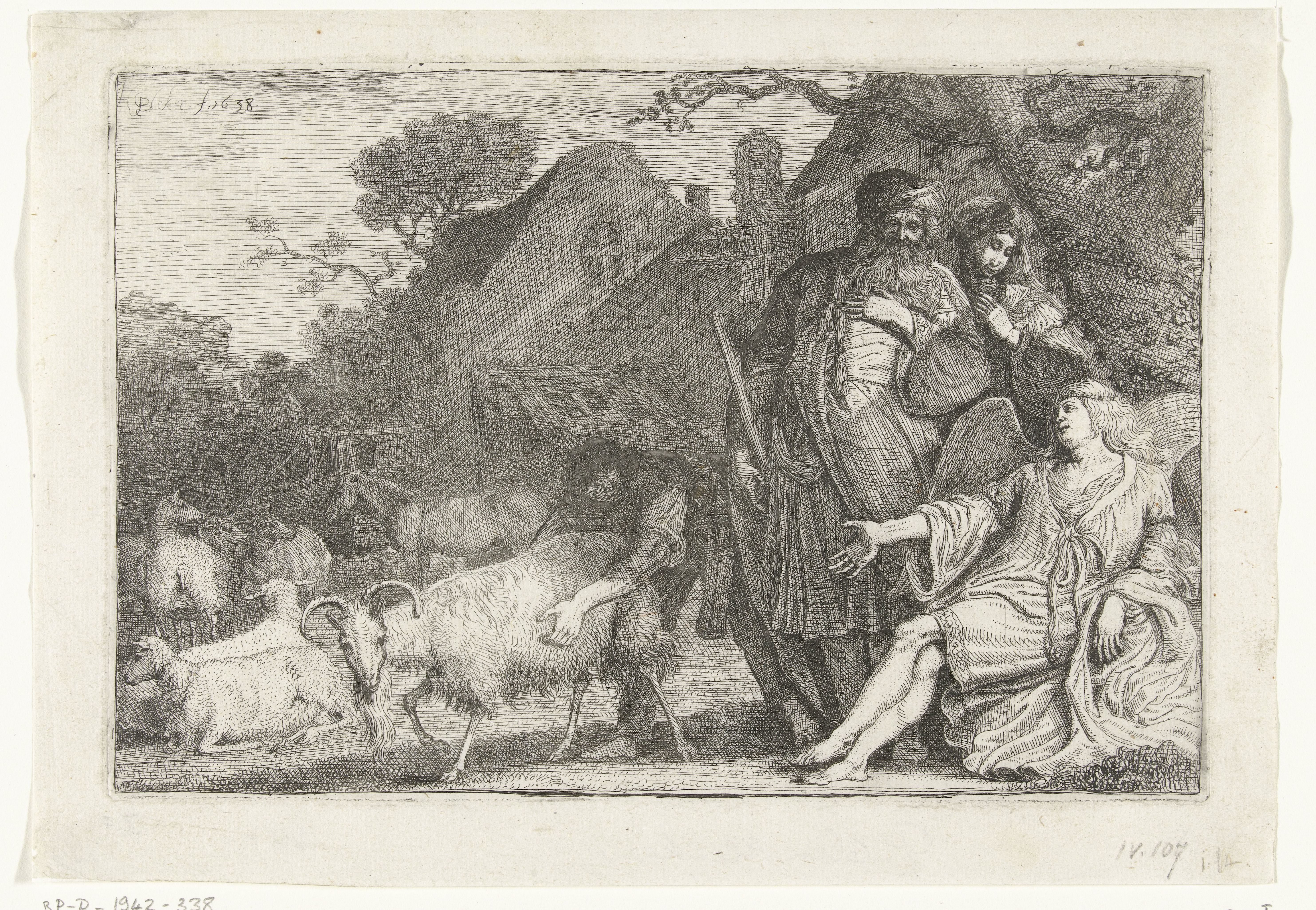 De engel belooft Abraham een zoon