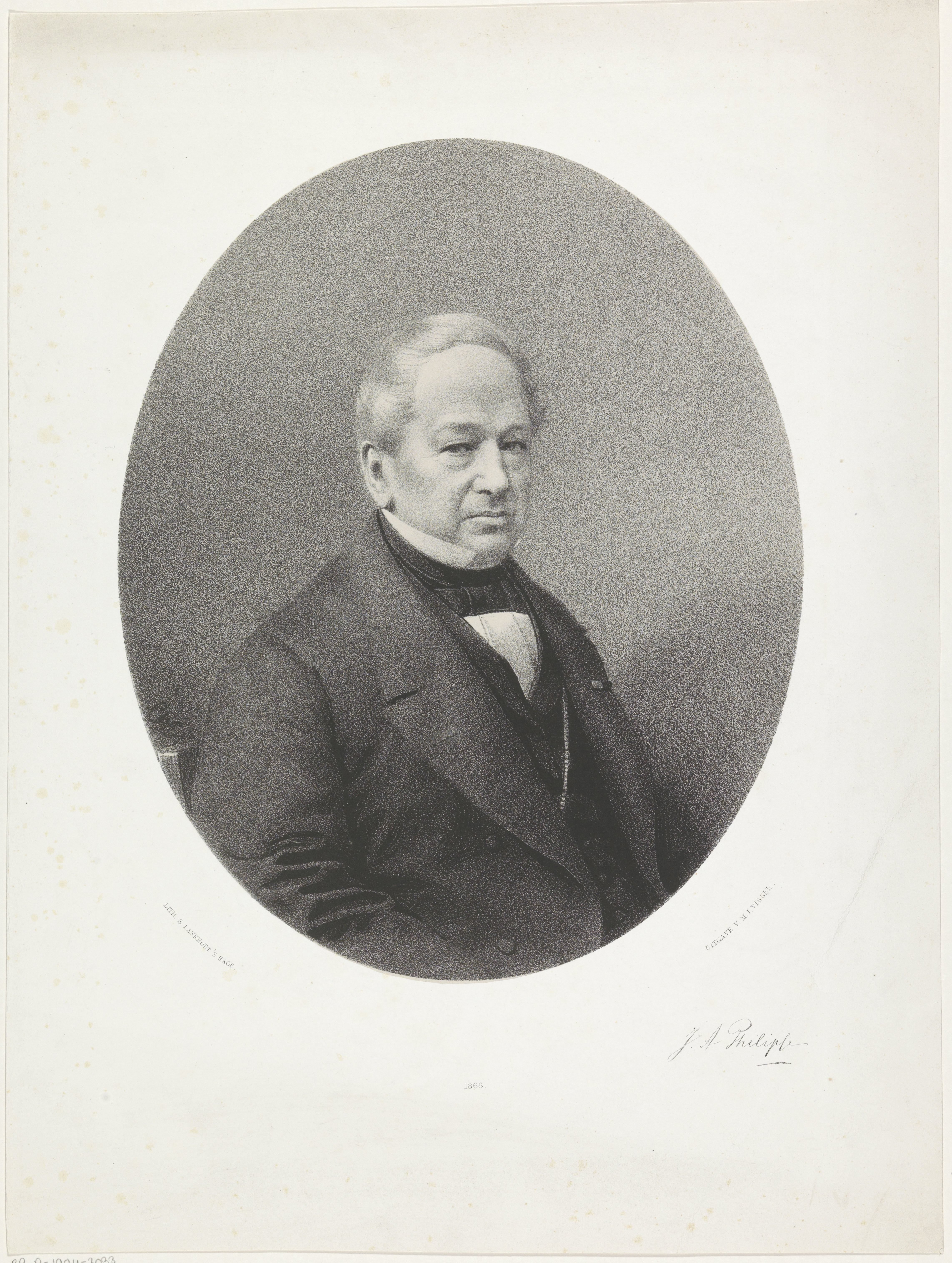 Portret van Johan Antoni Philipse