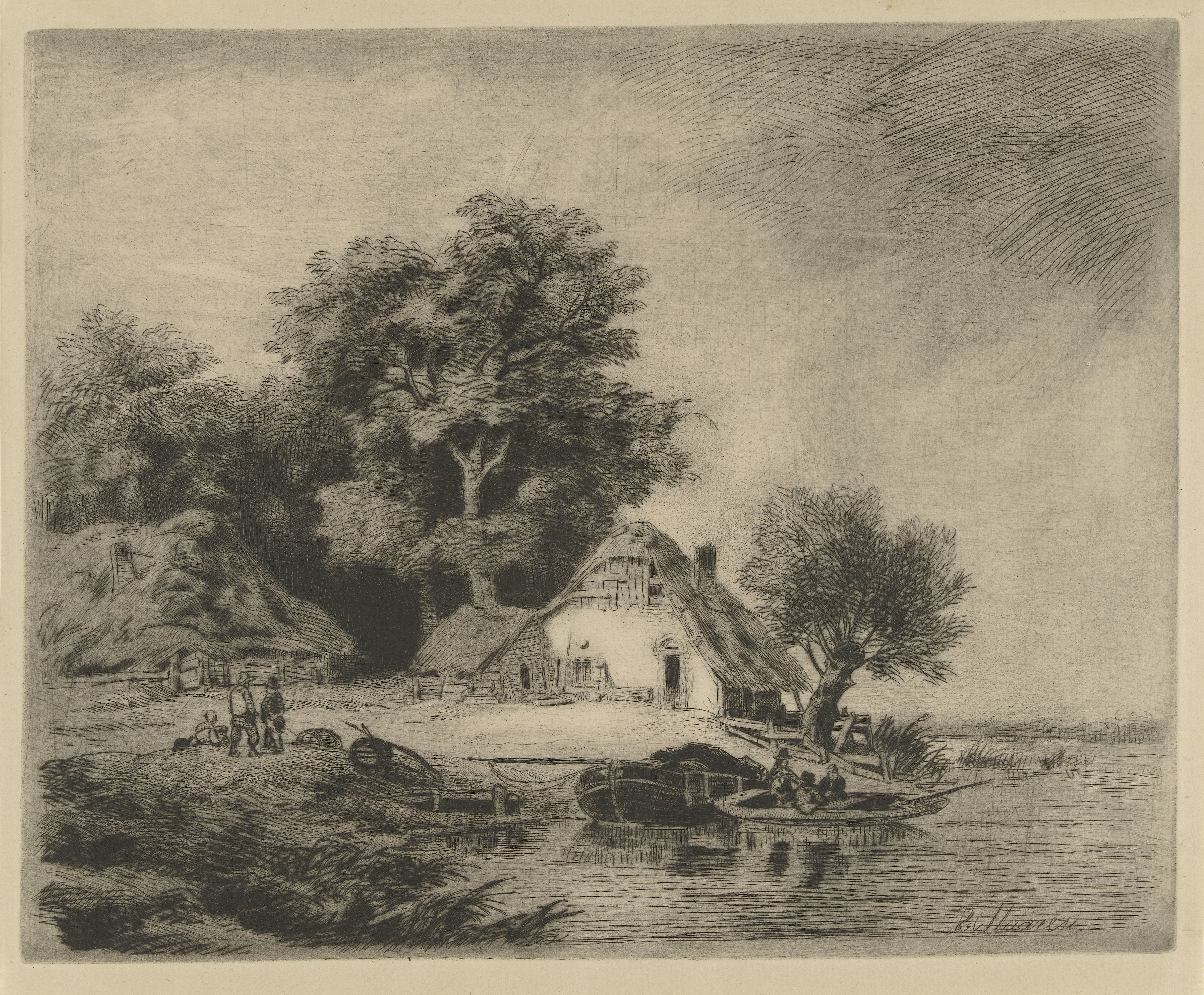 Boerderij aan het water