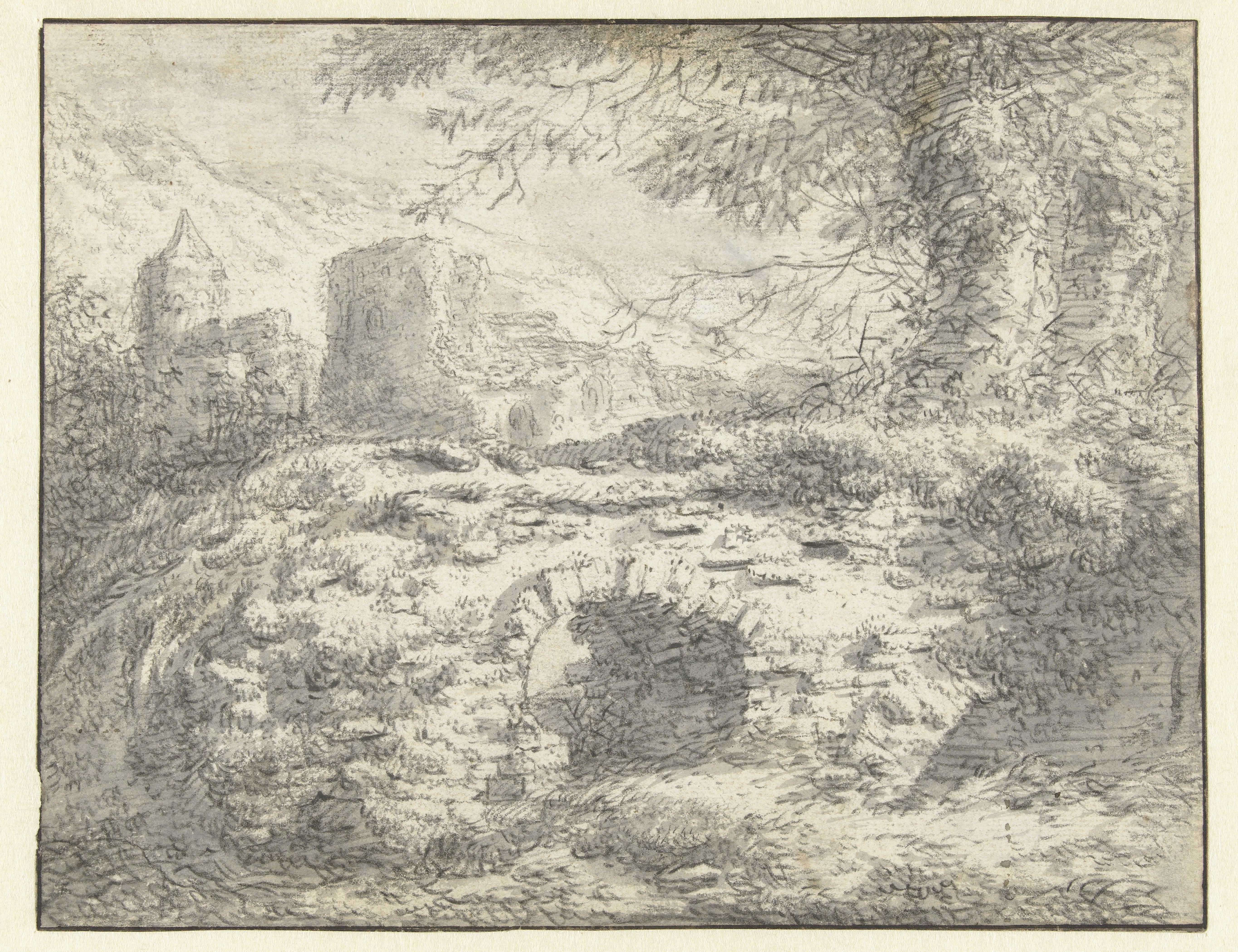 Landscape with a Stone Bridge