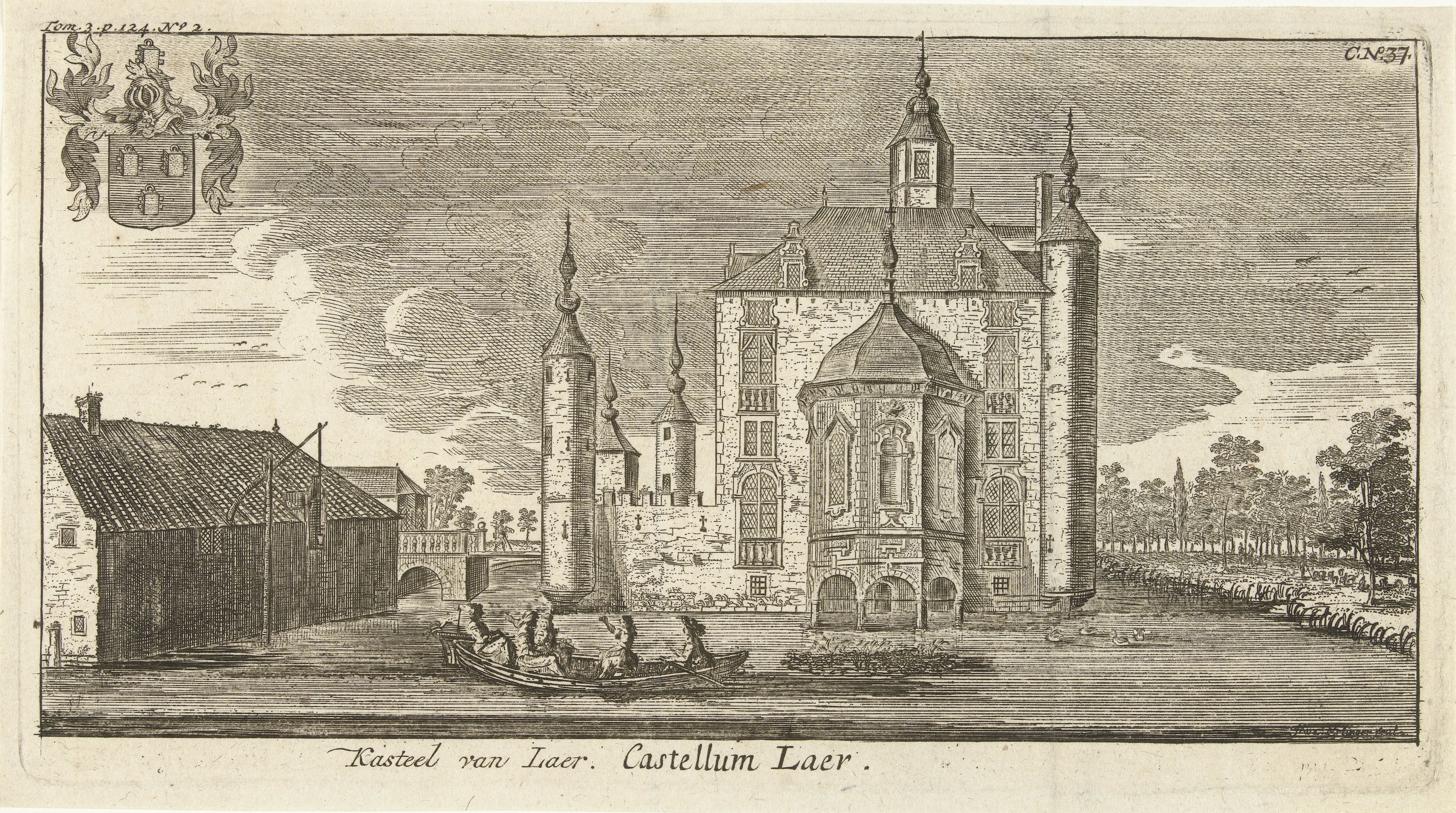 Gezicht op Kasteel van Laer