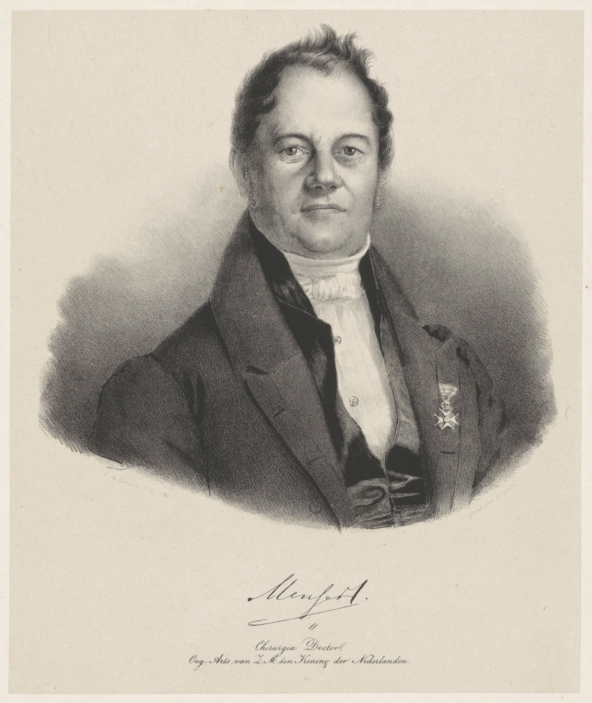 Portret van Willem Mensert