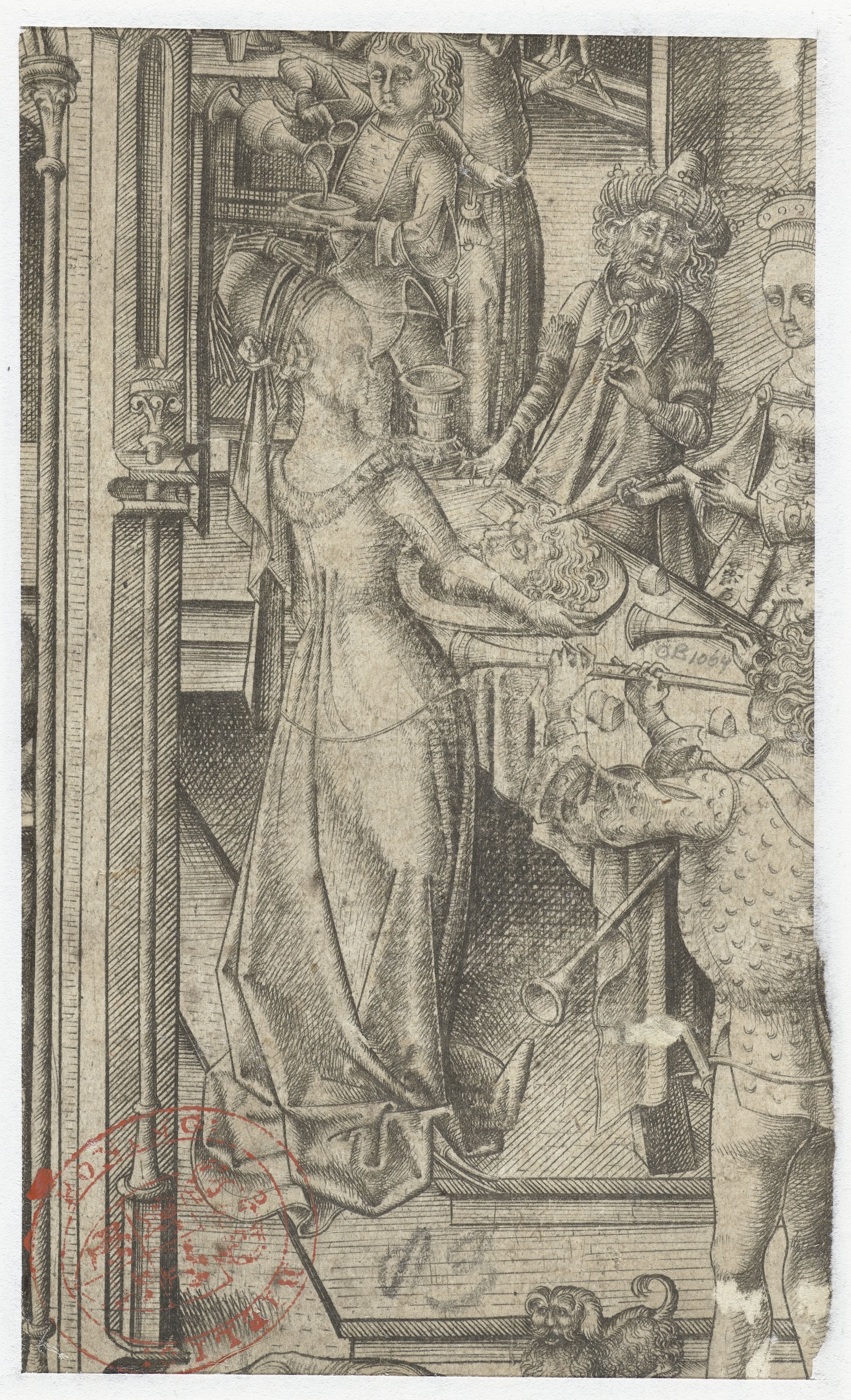 De onthoofding van Johannes de Doper (fragment)