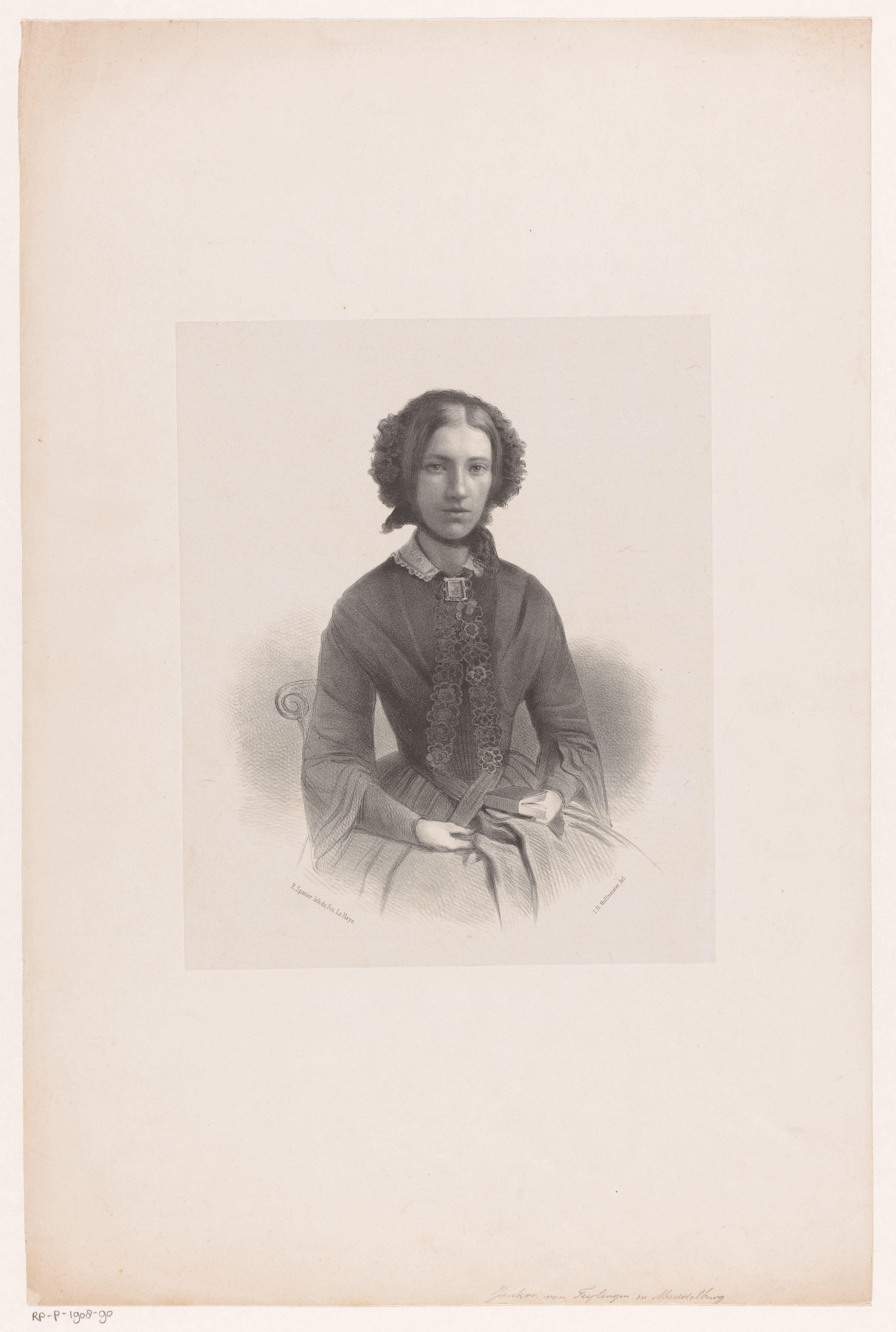 Portret van een onbekende vrouw, mogelijk jonkvrouw Van Teylingen