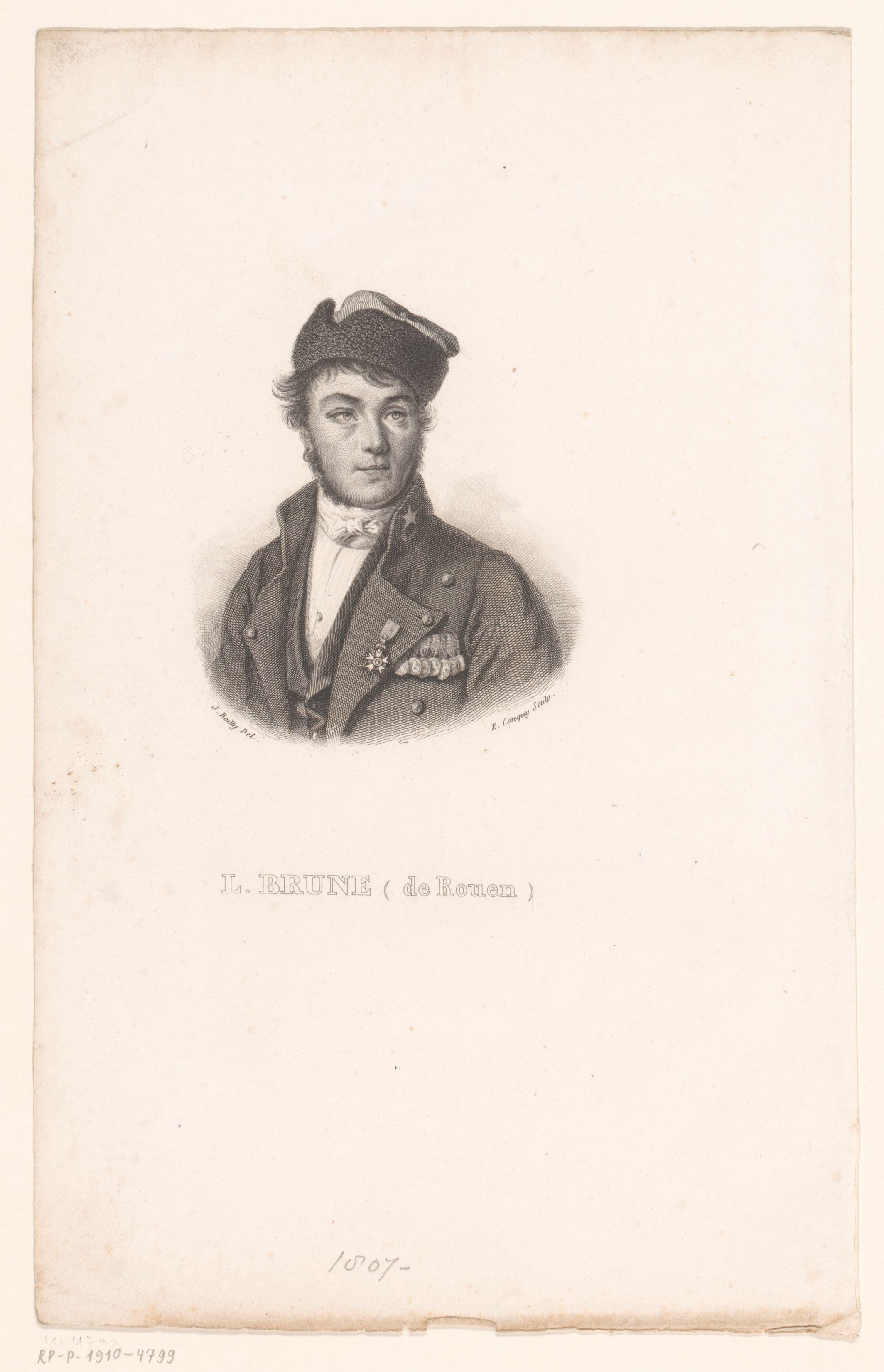 Portret van Louis Brune