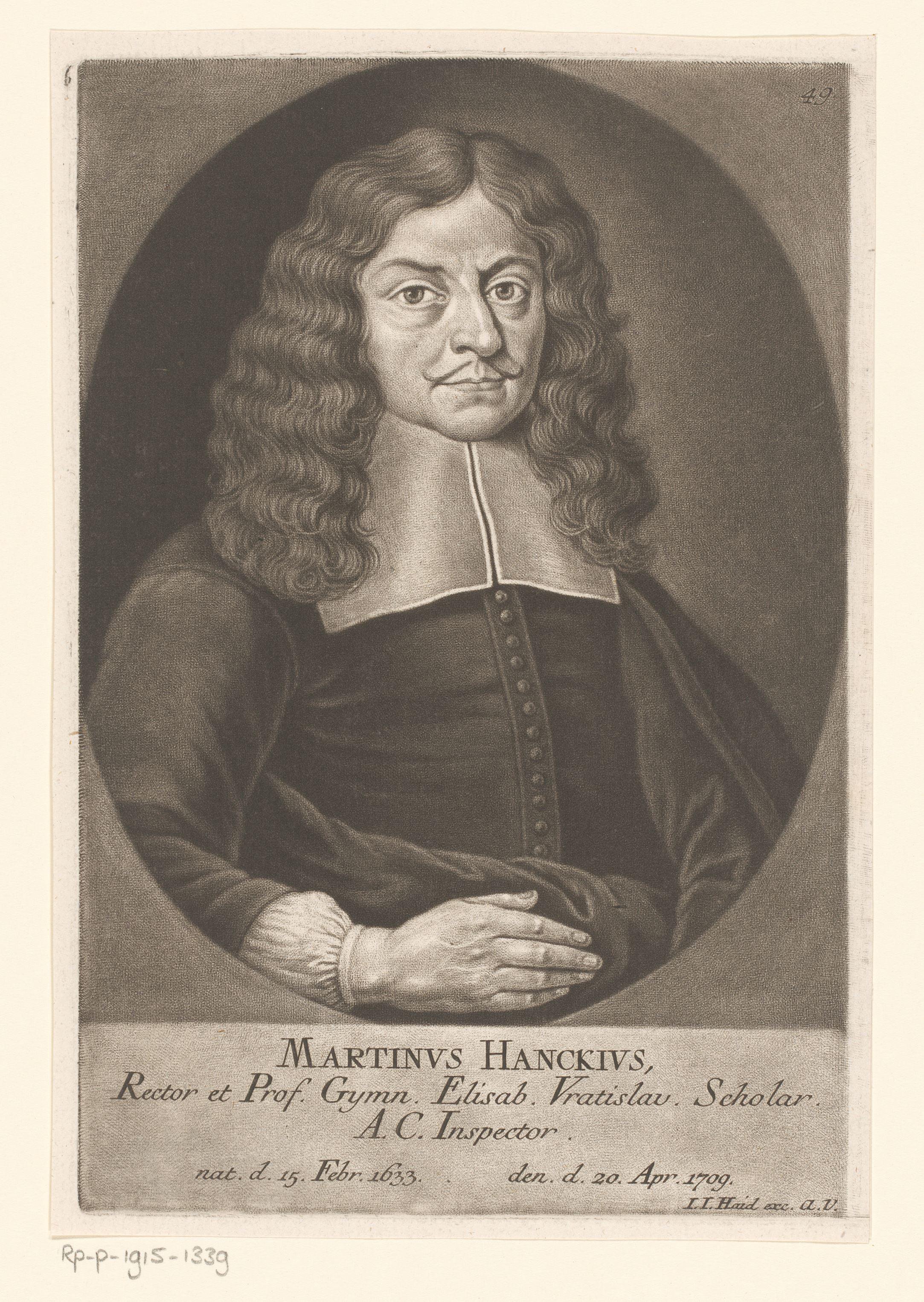Portret van Martin Hanke
