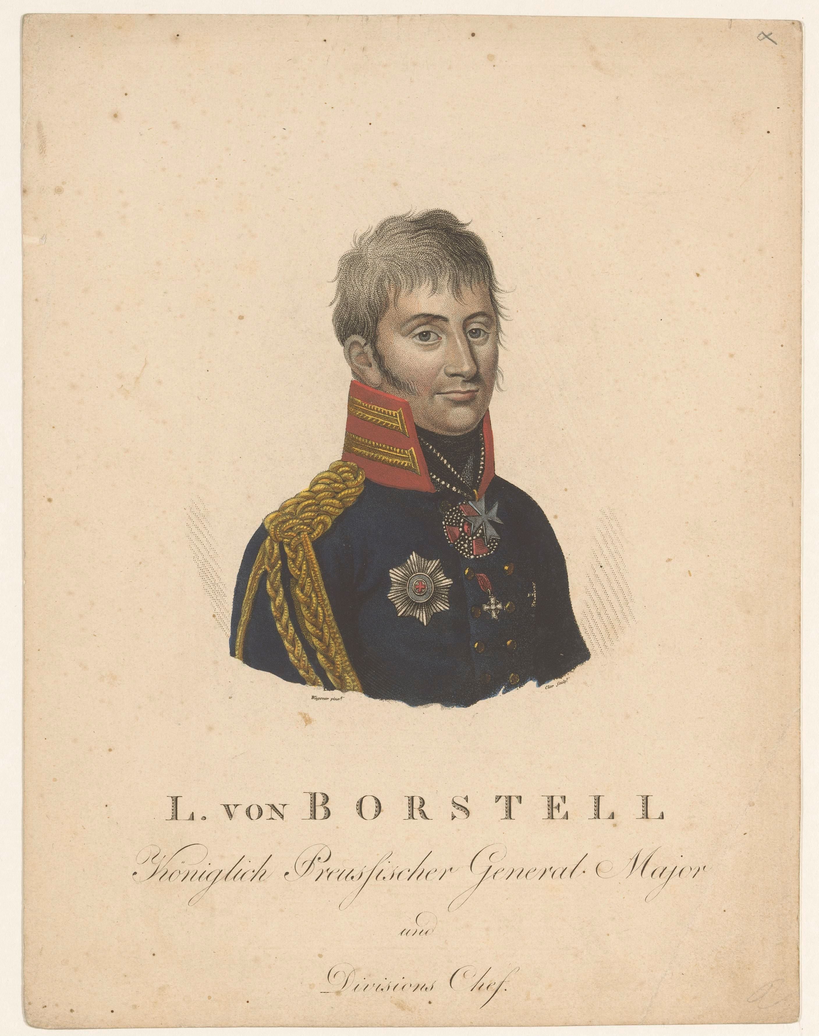Portret van Ludwig von Borstell