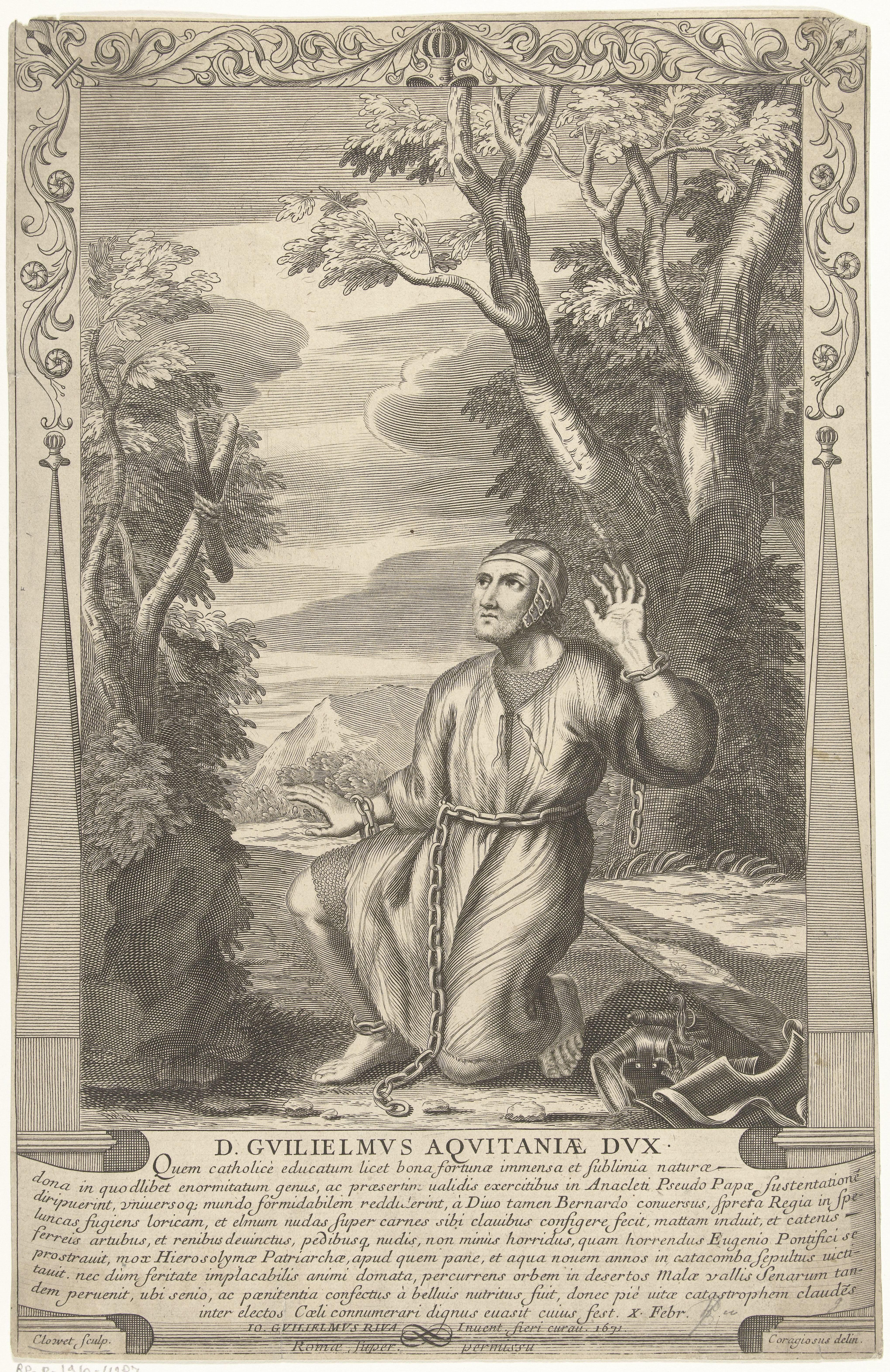 Willem van Aquitanië op bedevaart