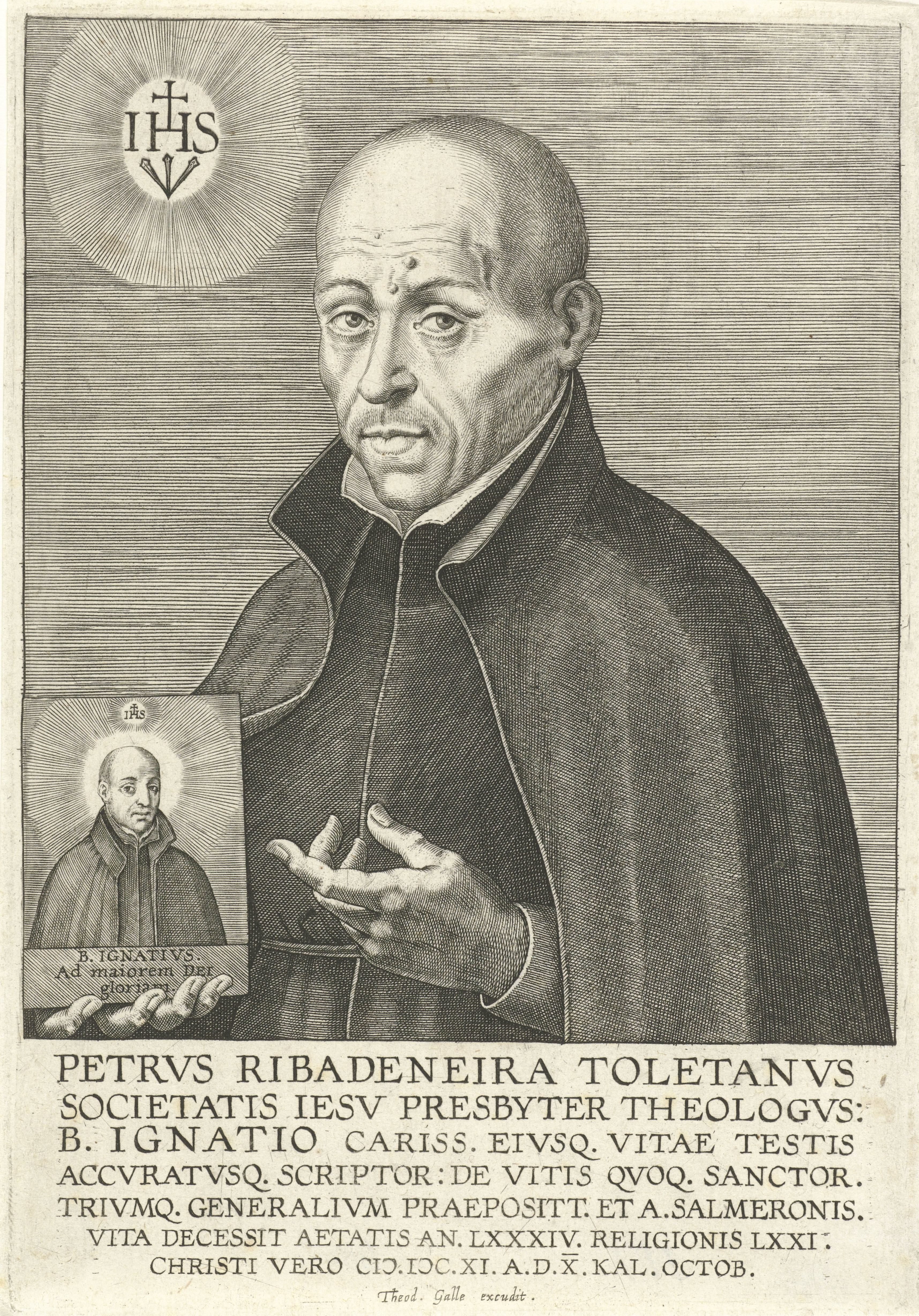 Portret van Petrus Ribadeneira