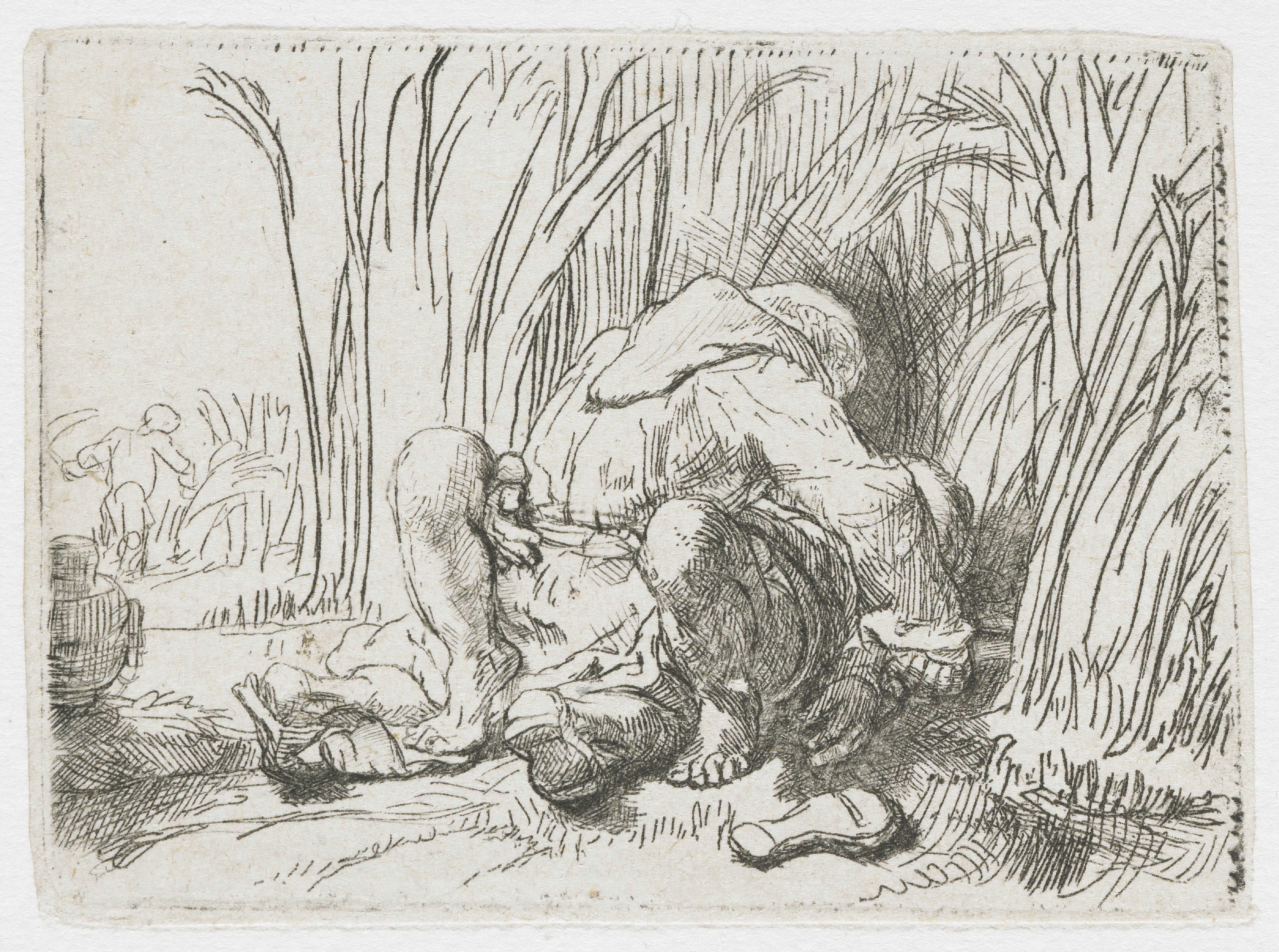 The monk in the cornfield