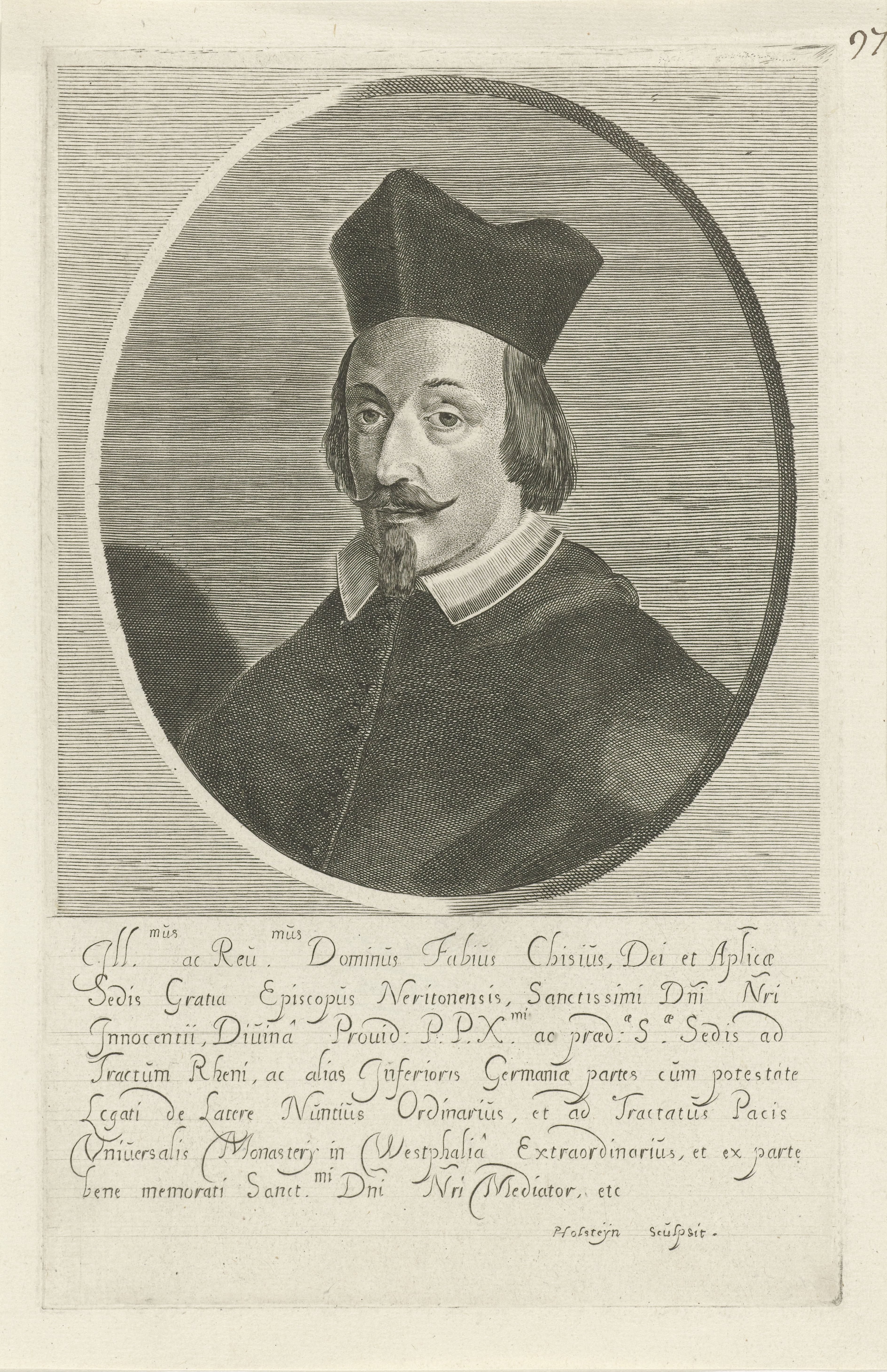 Portret van Fabius Chisius