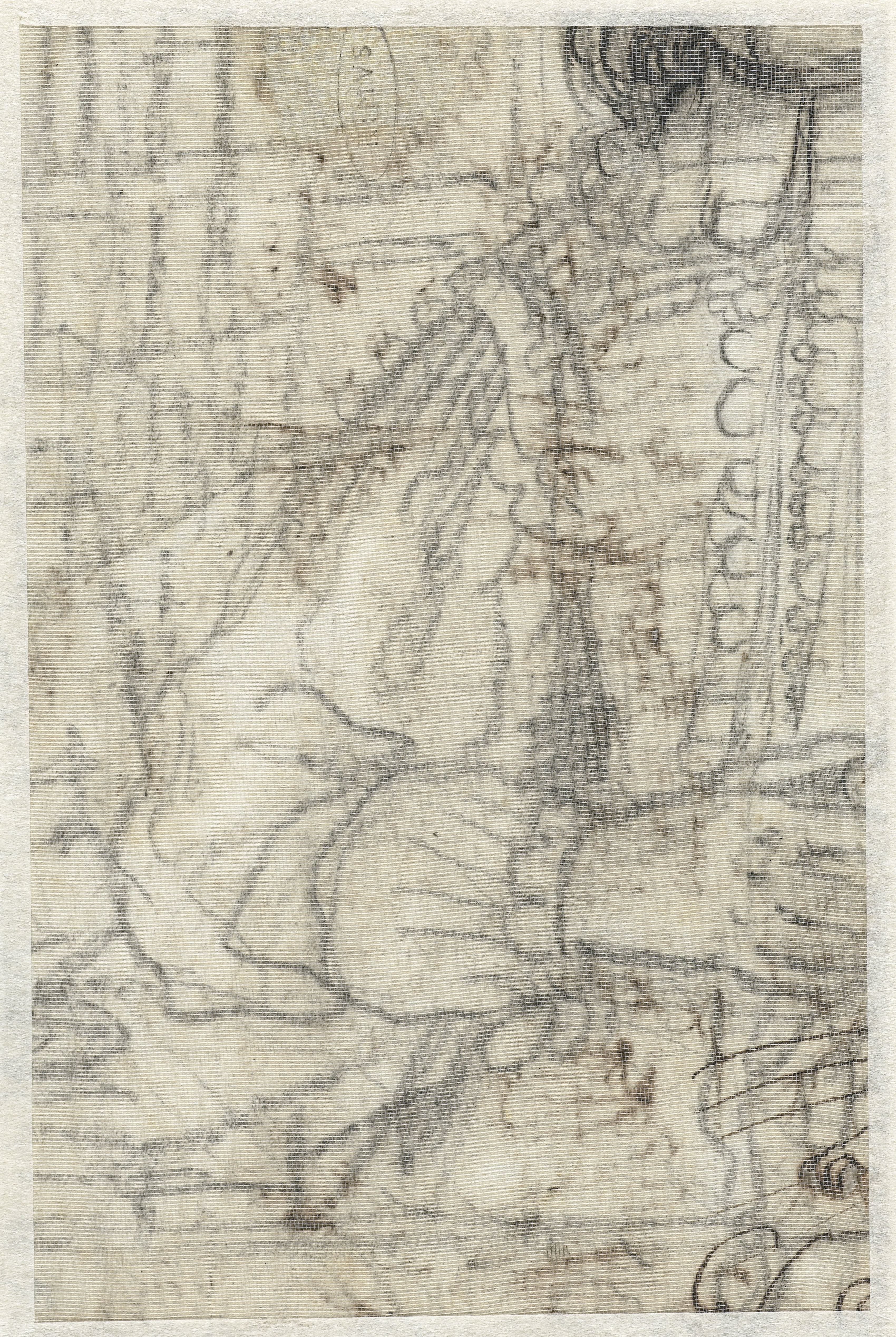 Fragment van een voorstudie voor een mansportret