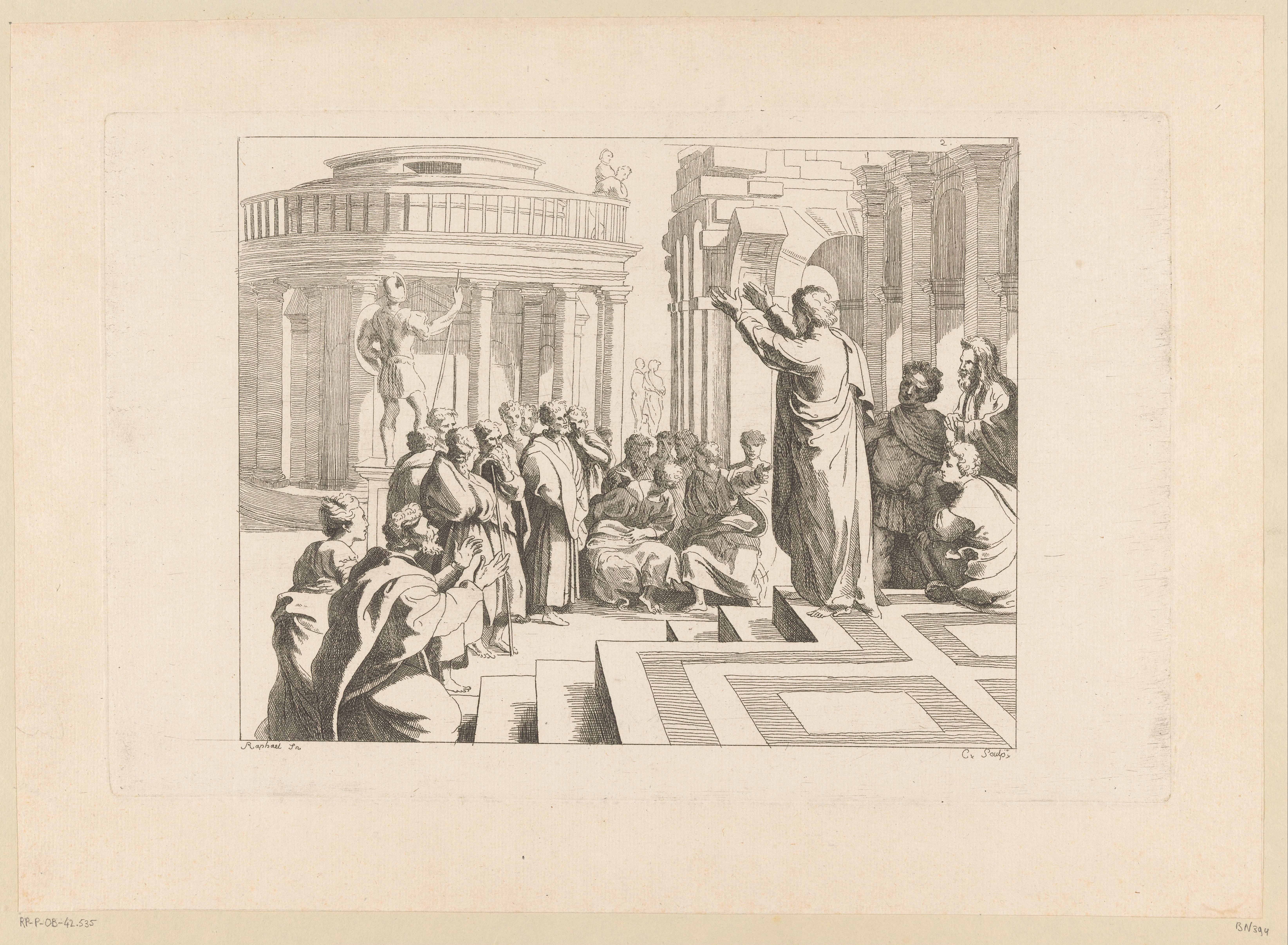 Prediking van Paulus in Athene