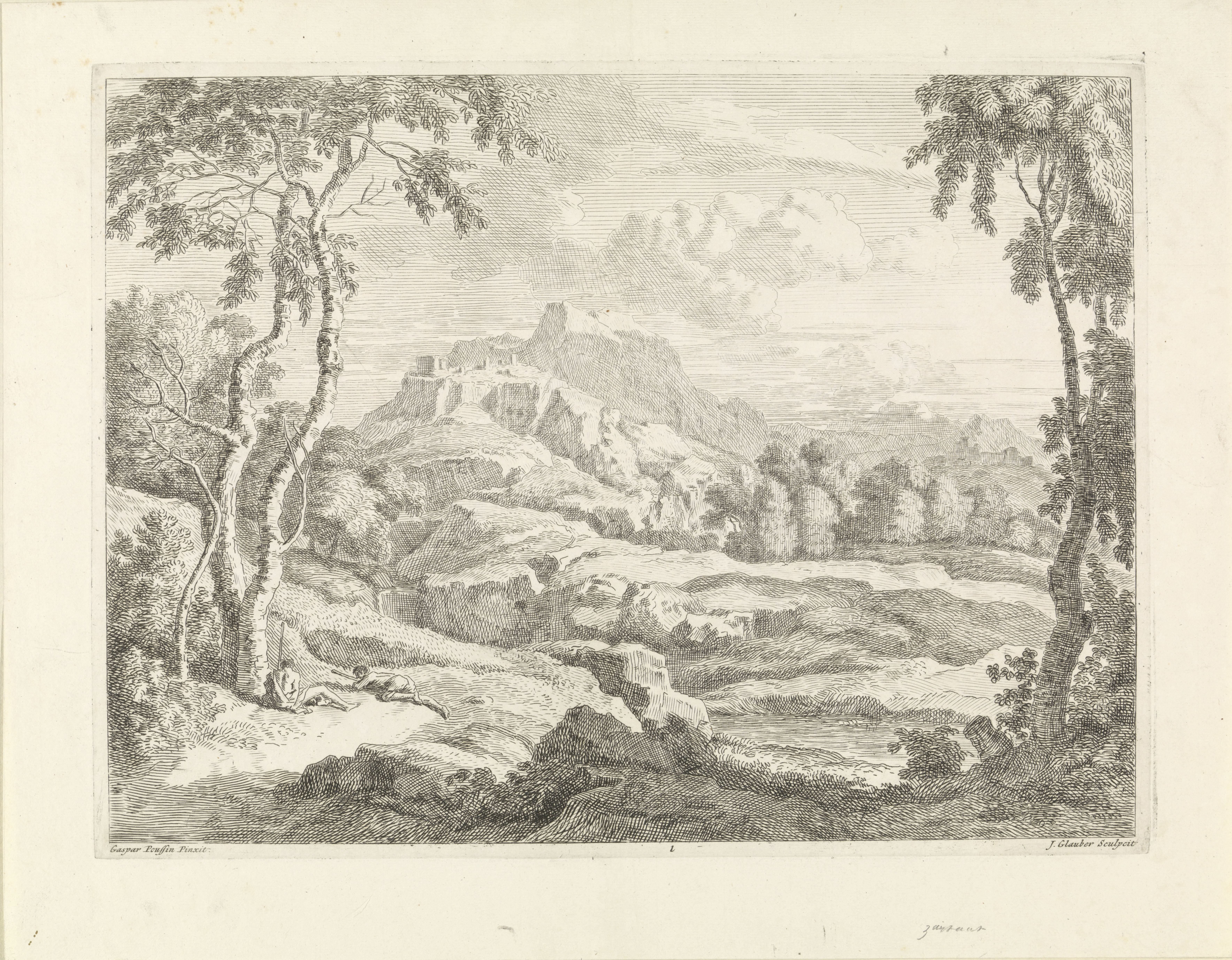Landschap met herders