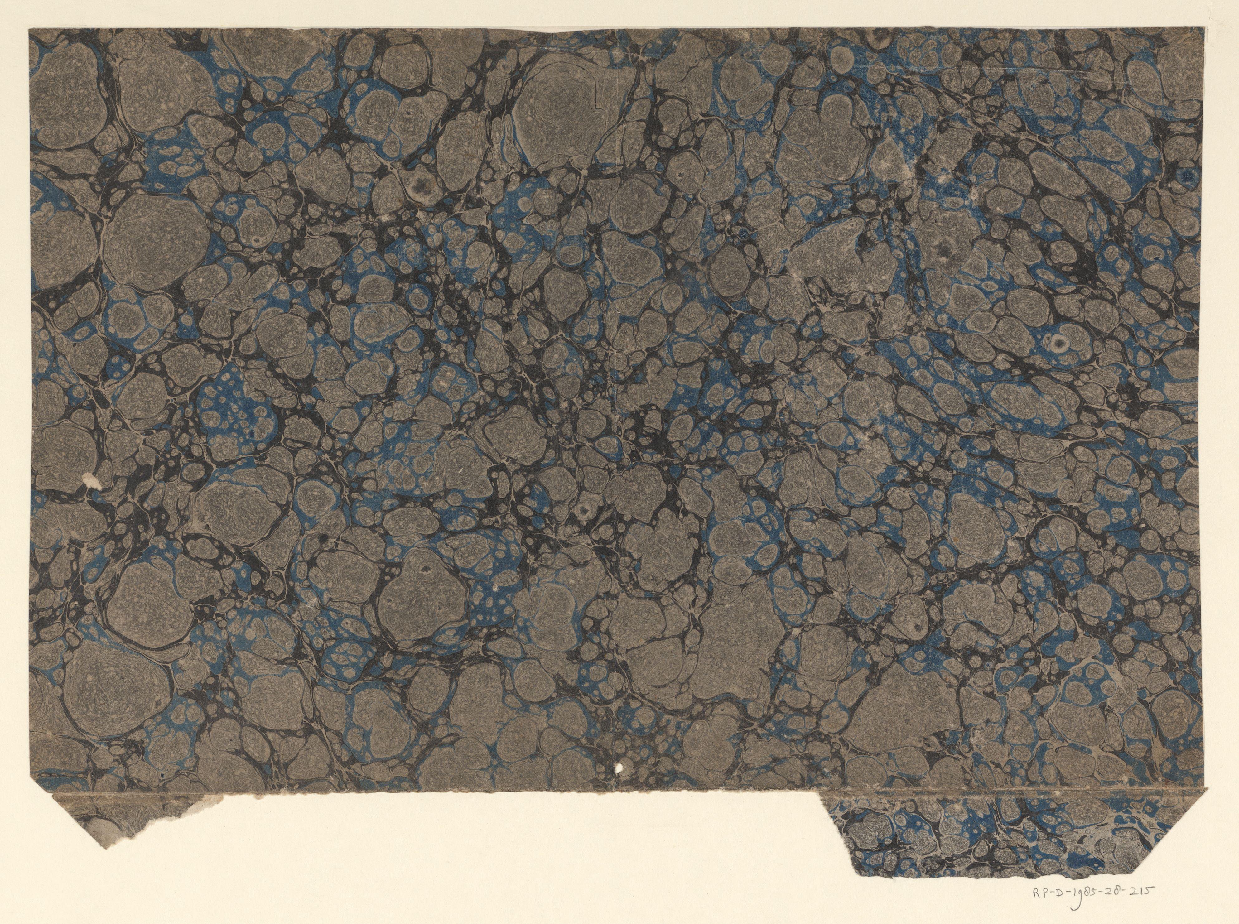 Granietmarmer in zwart, blauw en grijs