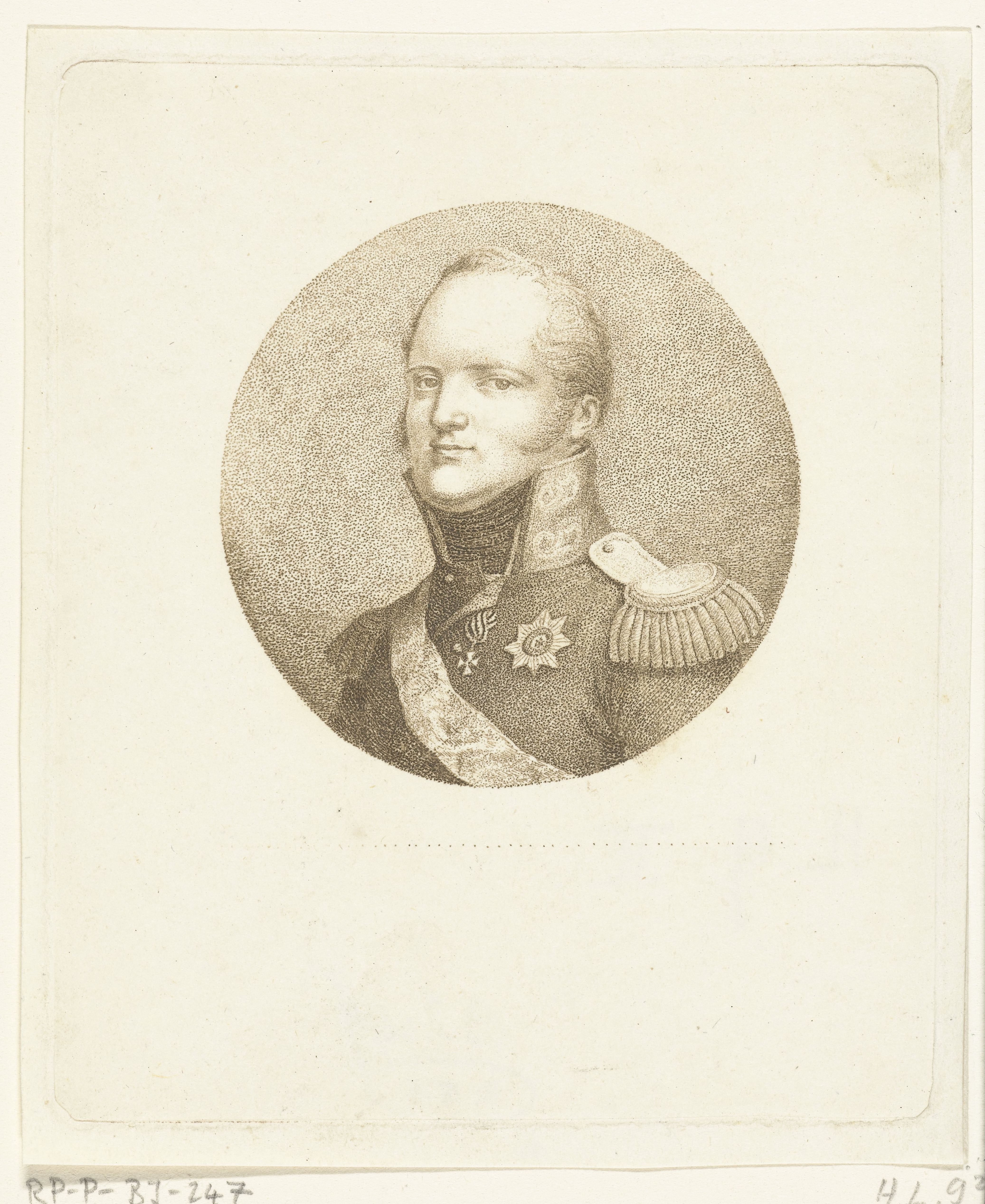 Portret van tsaar Alexander I