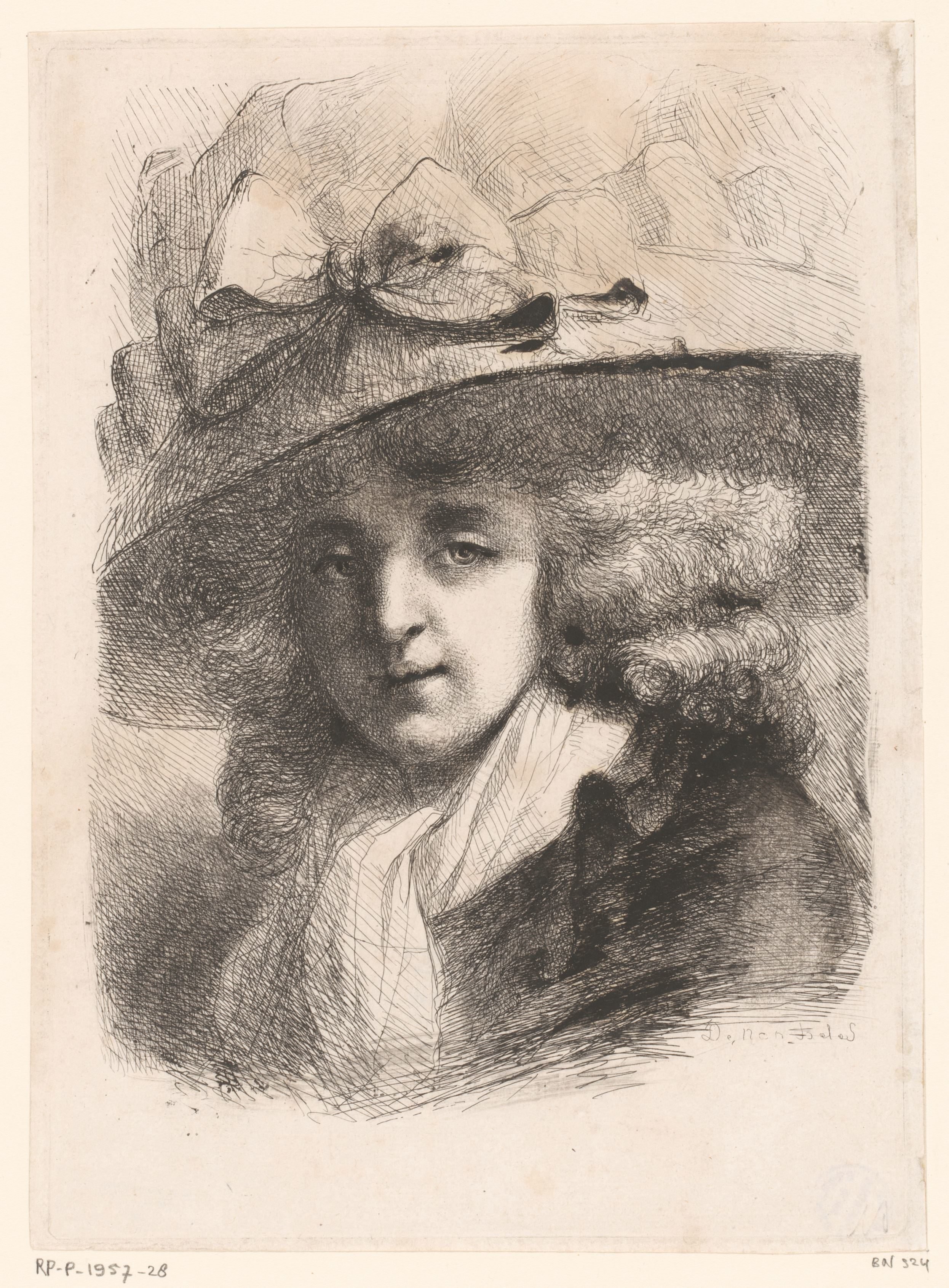 Portret van Mevrouw Mosion