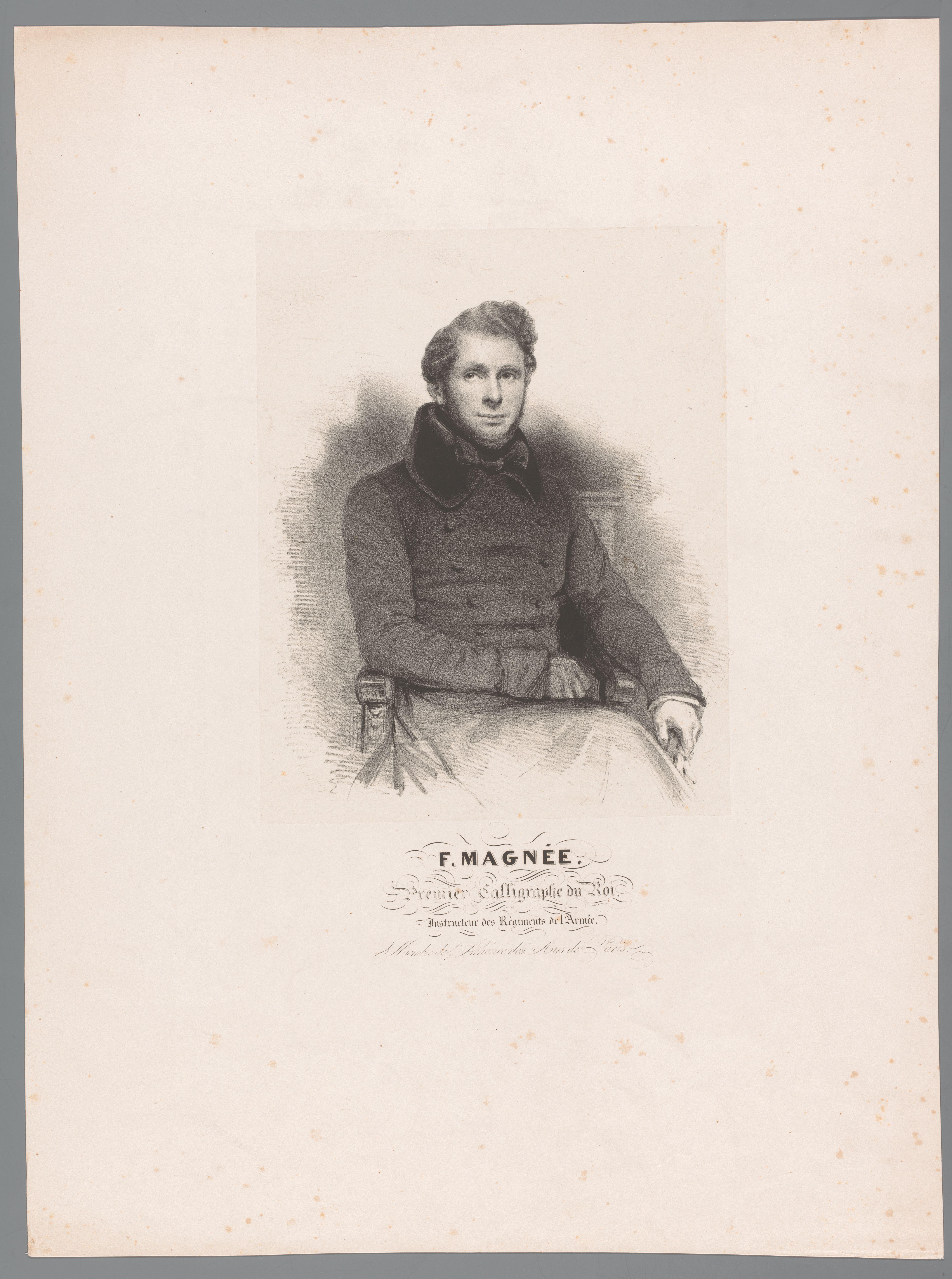 Portret van F. Magnée