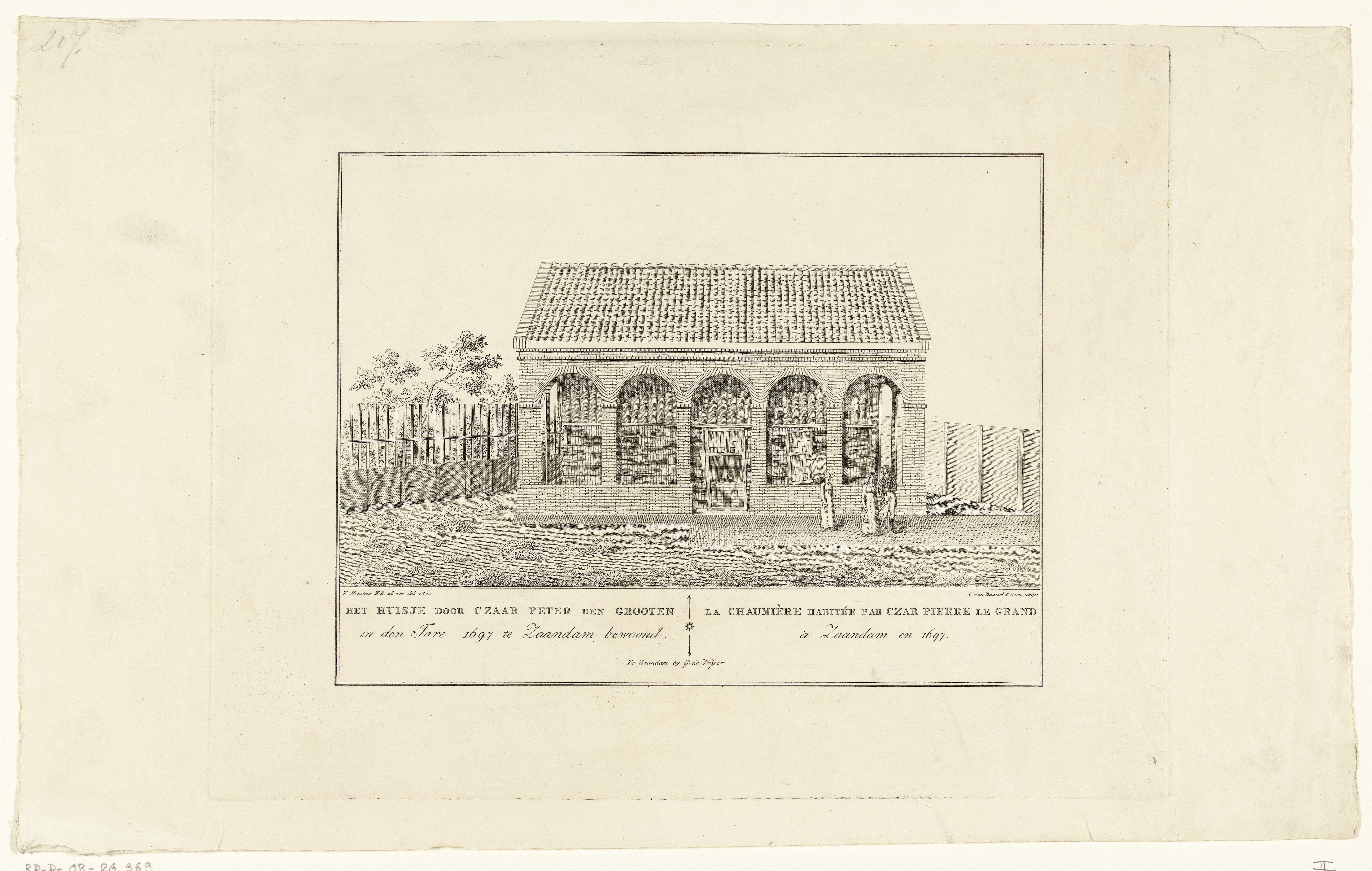 Huis van tsaar Peter de Grote in Zaandam