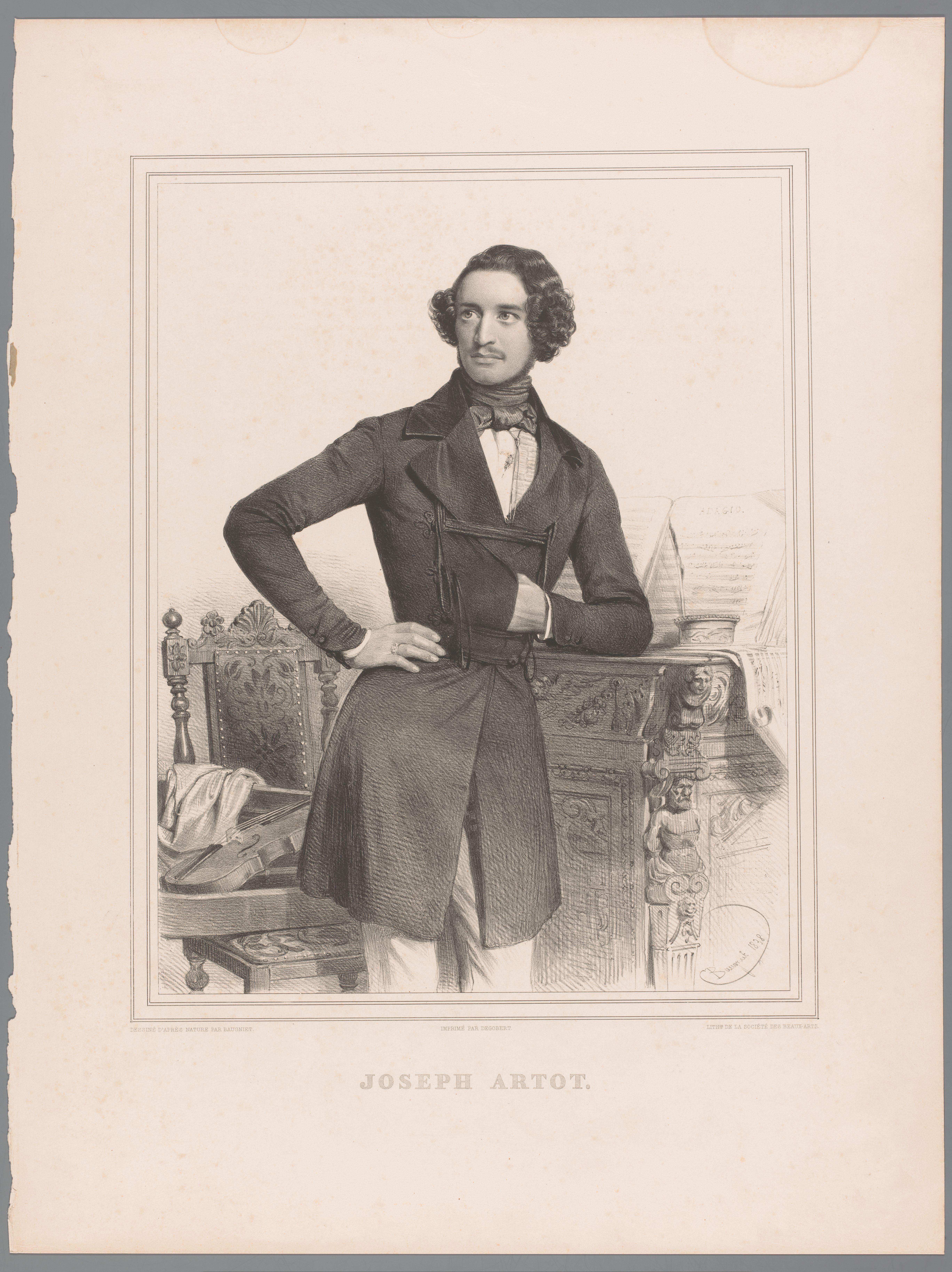 Portret van Alexandre-Joseph Artot
