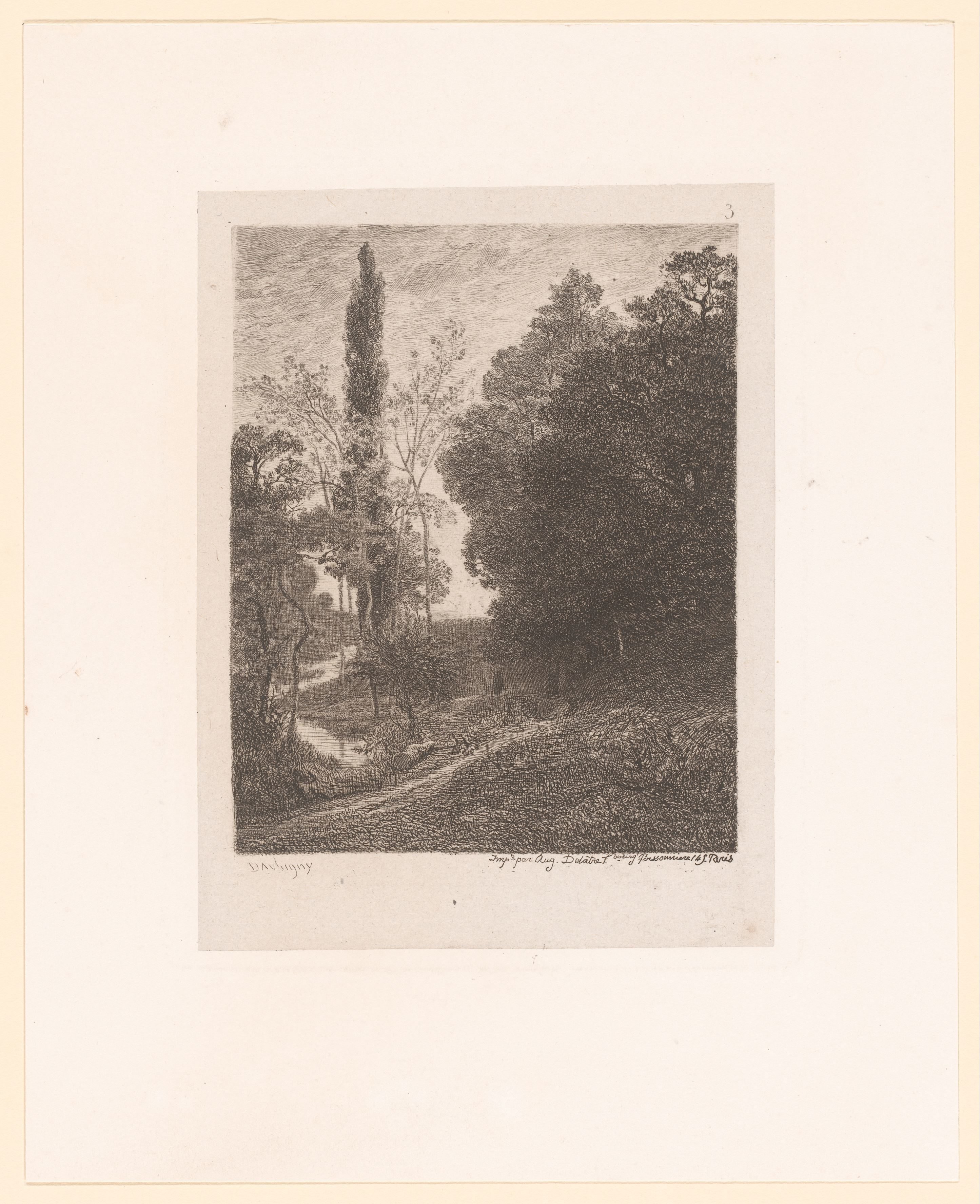 Landschap met meanderende rivier