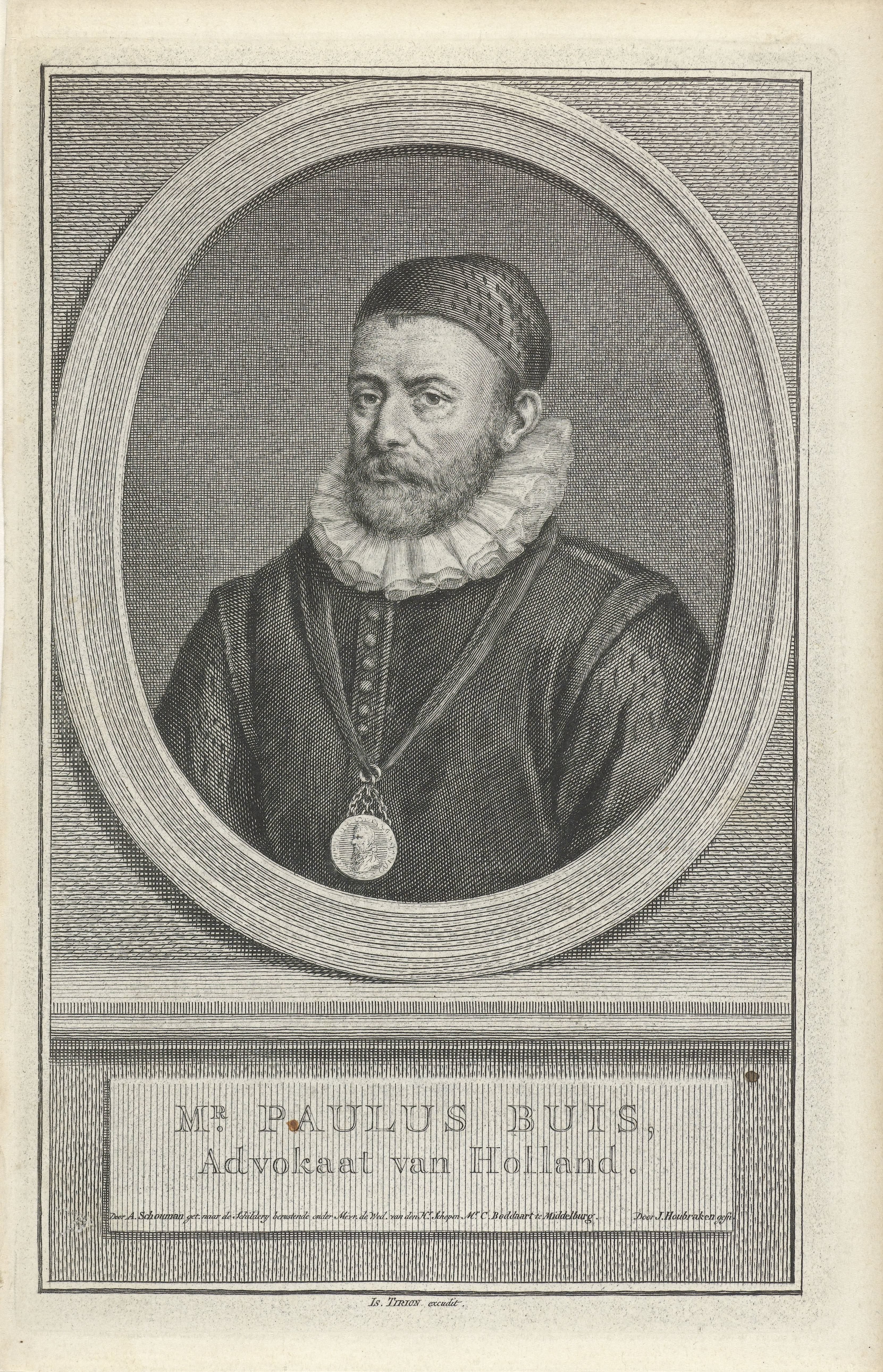 Portret van Paulus Buys