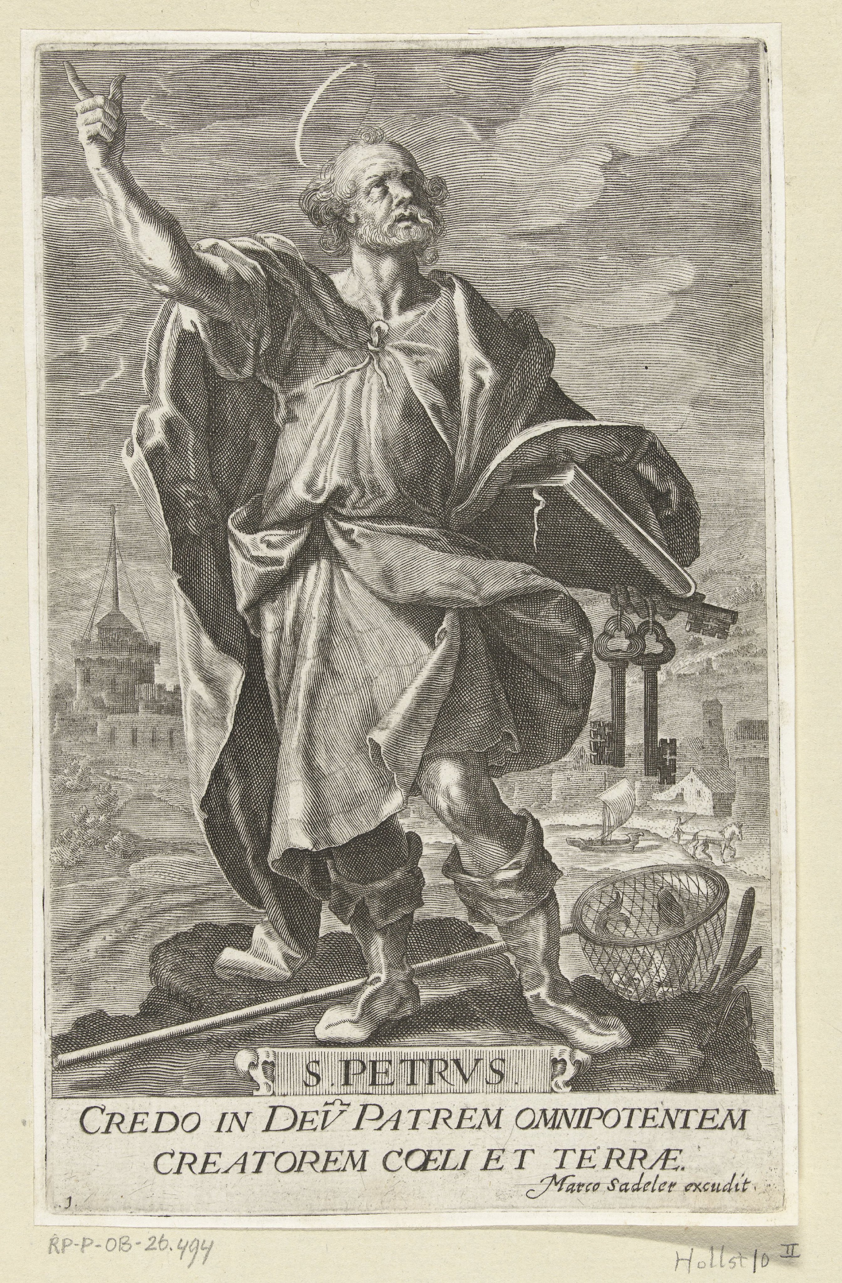 Apostel Petrus met sleutels
