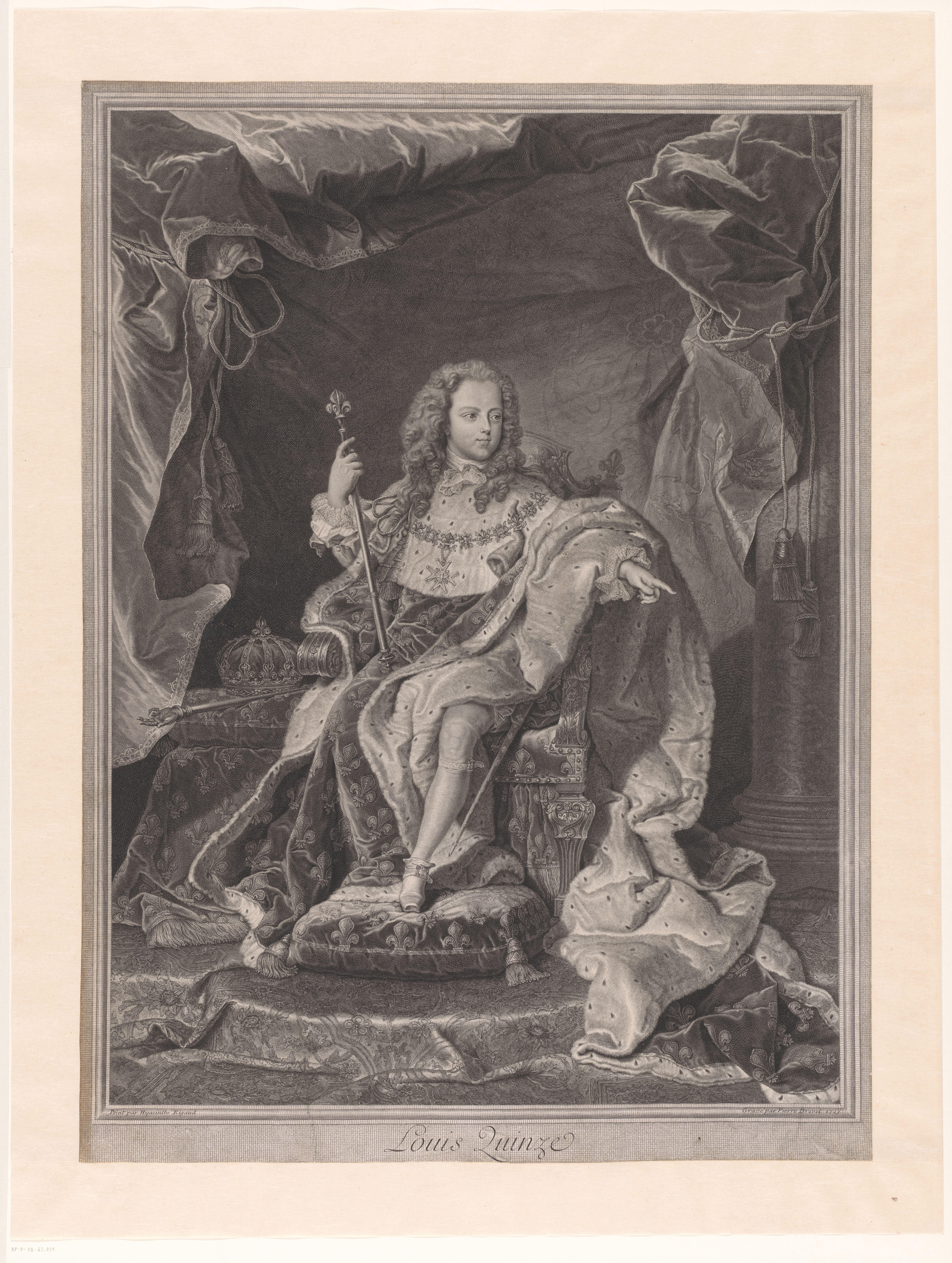 Portret van Lodewijk XV van Frankrijk