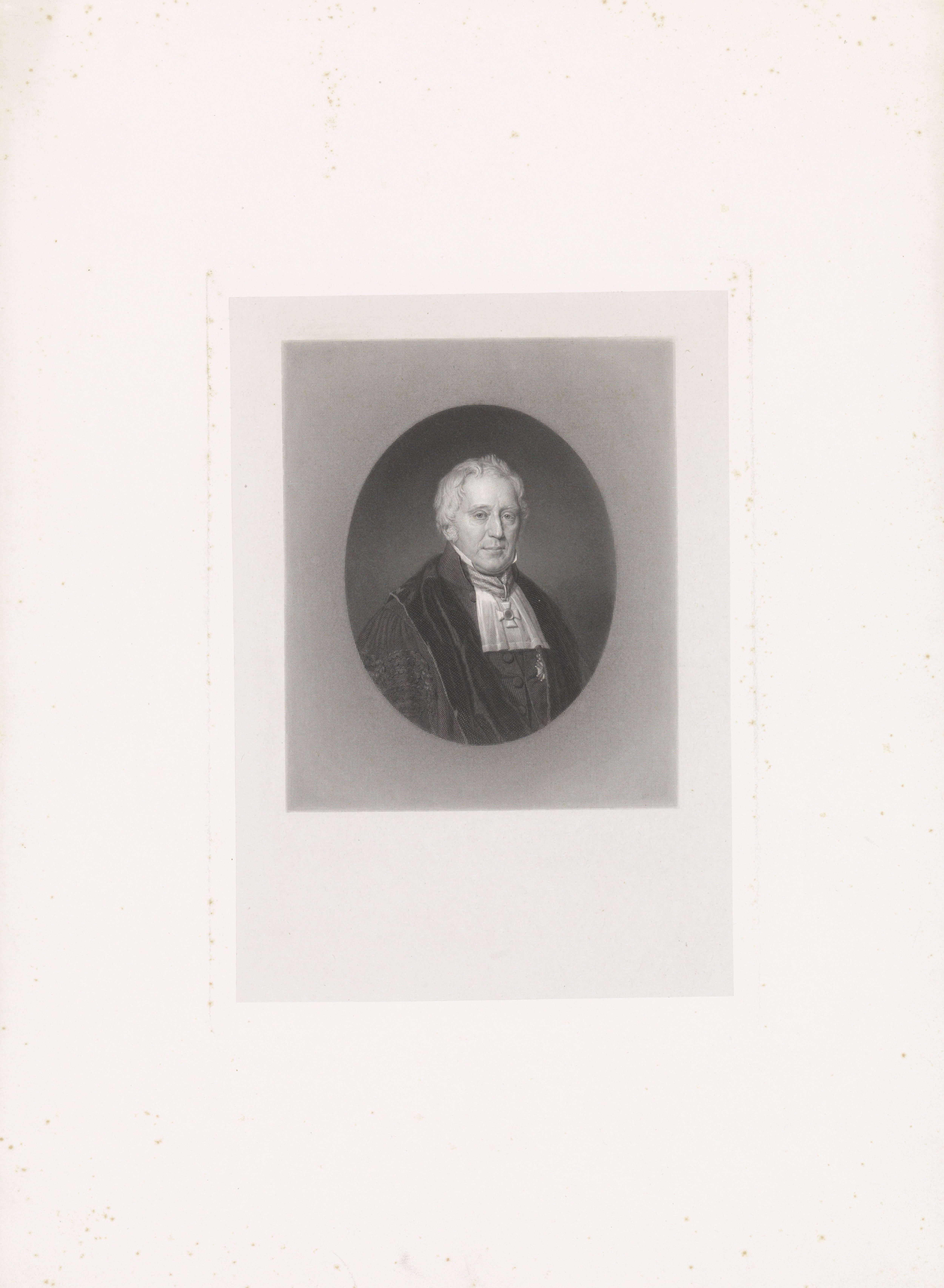 Portret van de theoloog Herman Johan Royaards