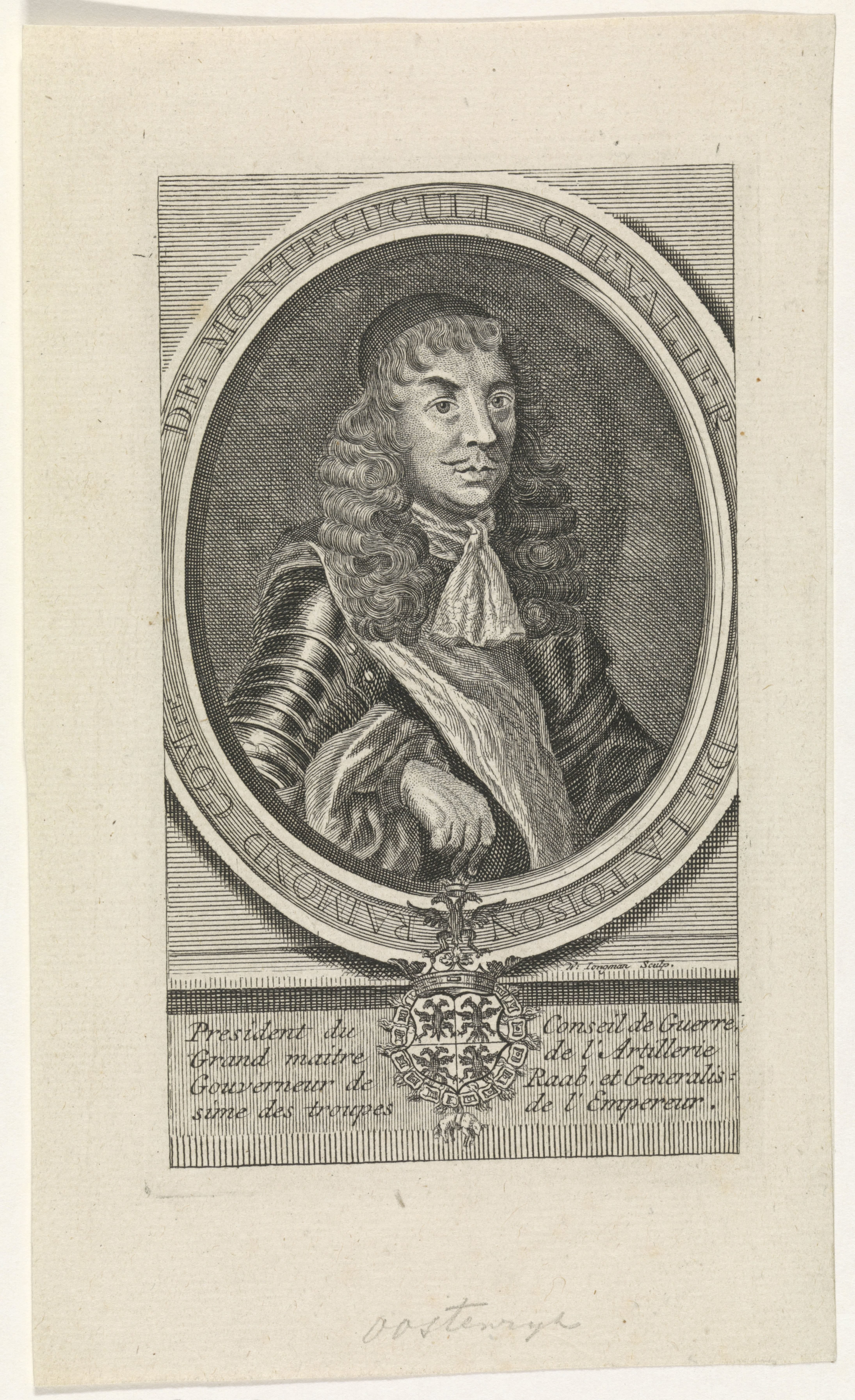 Portret van Raimondo, graaf van Montecuccoli