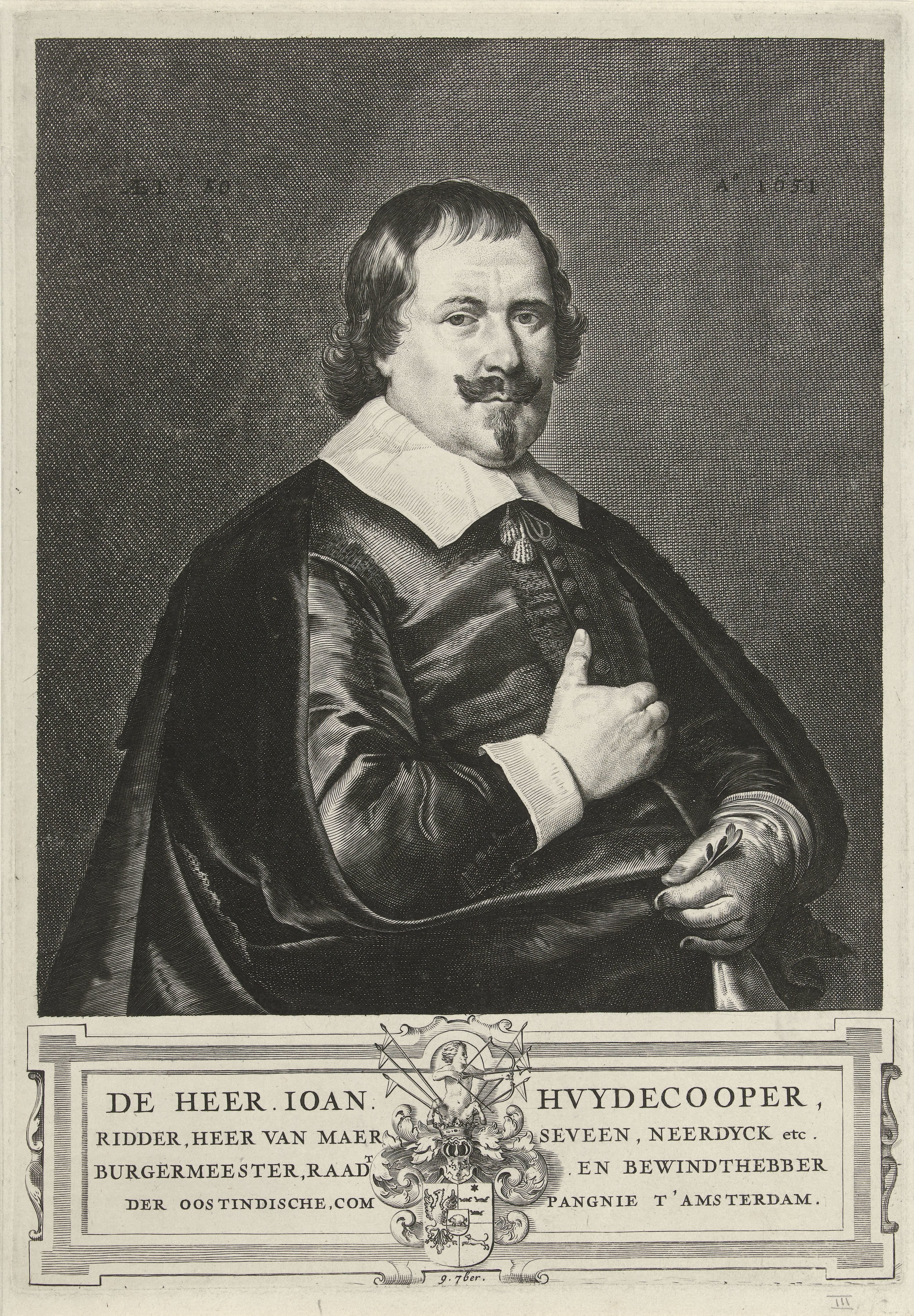 Portret van Joan Huydecoper