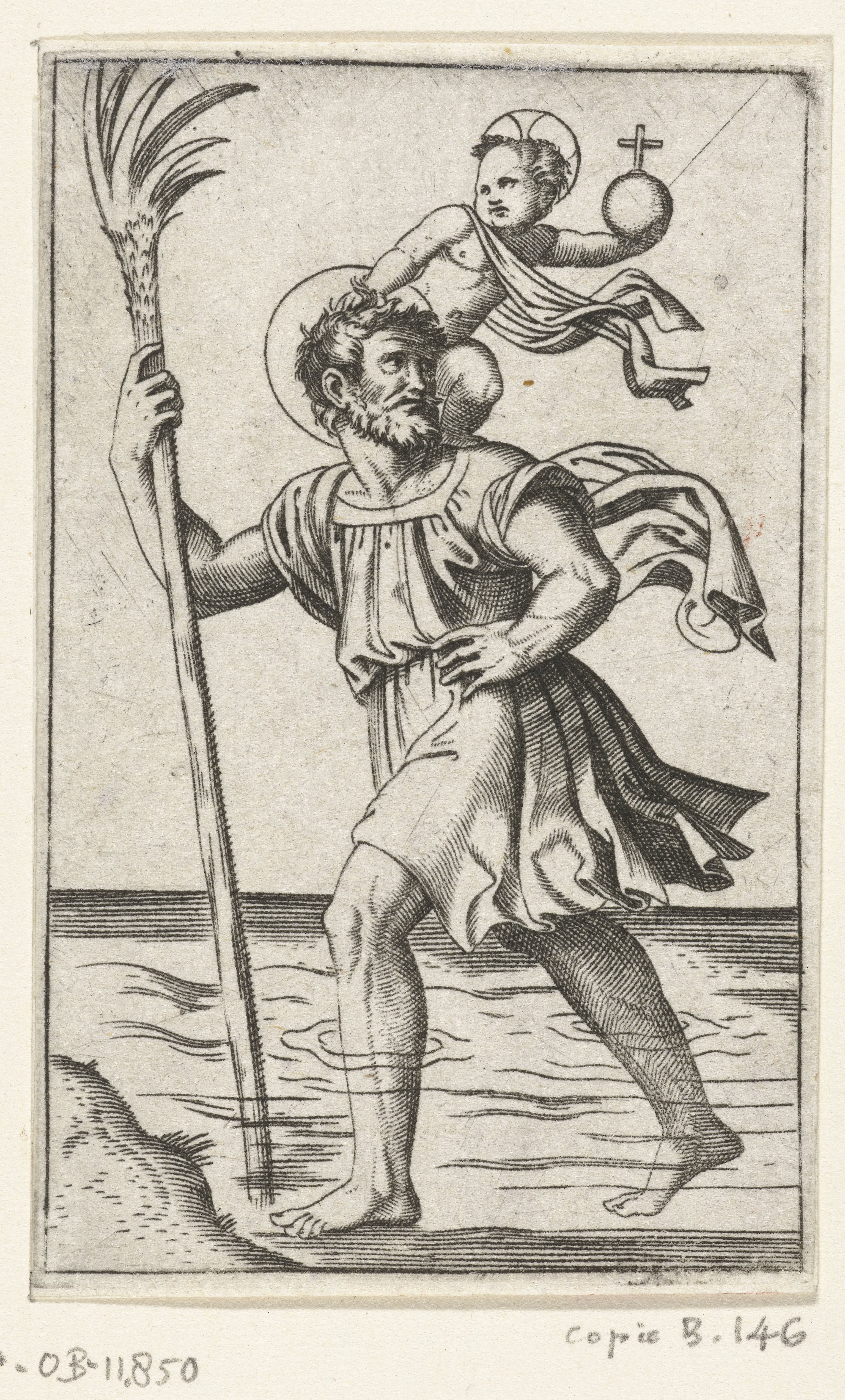 Heilige Christoffel met Christuskind