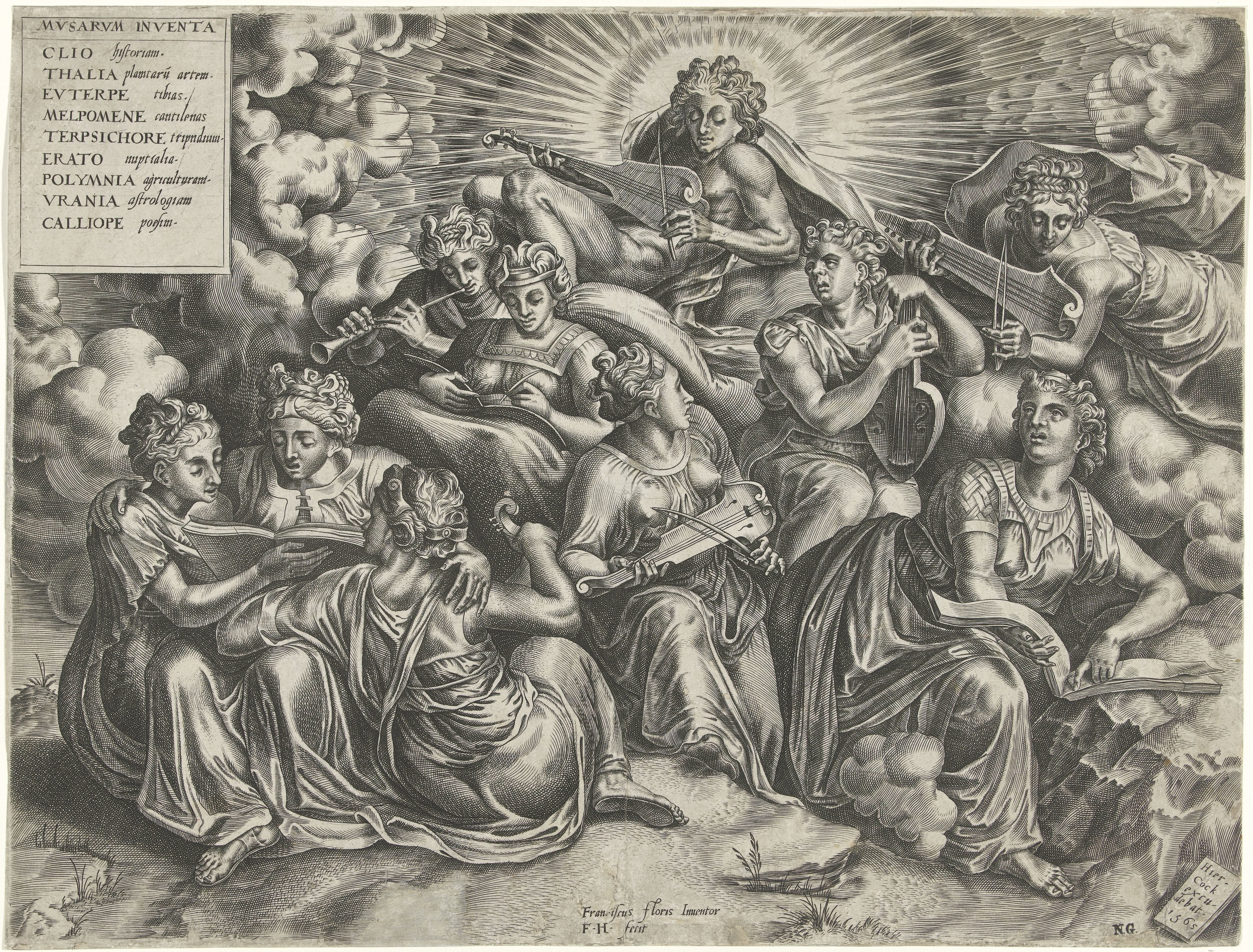 Apollo en de Muzen