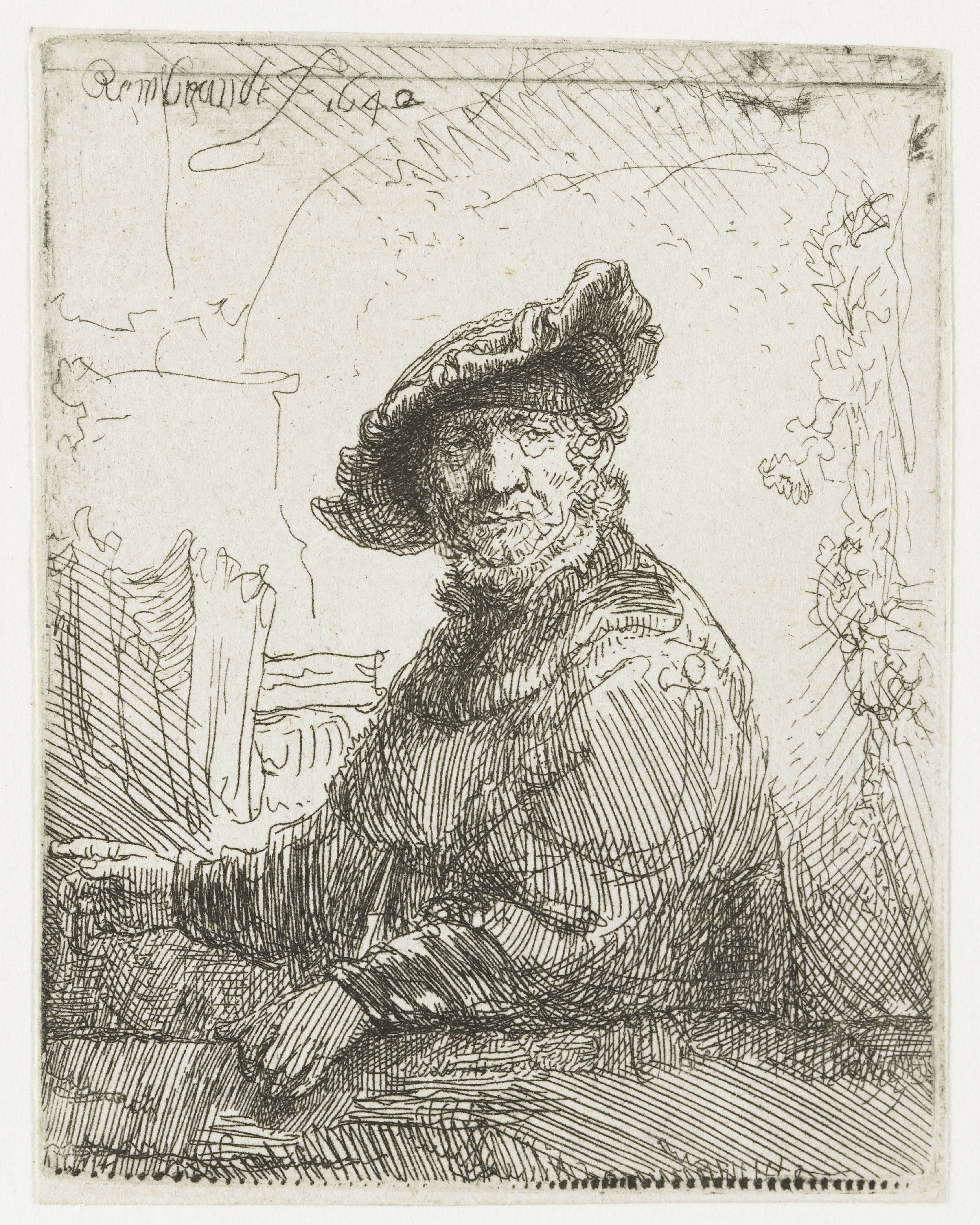 Man in an Arbour