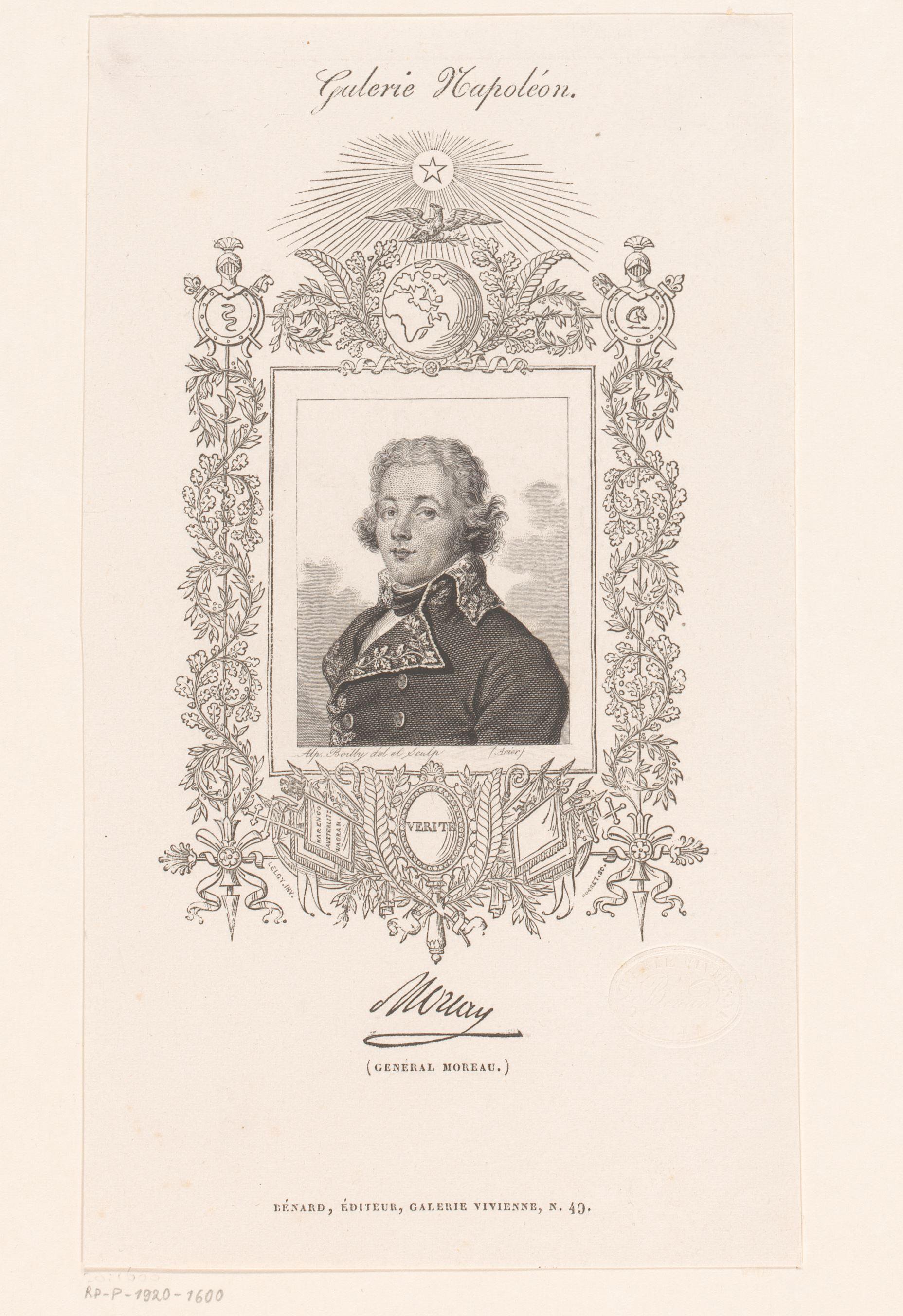 Portret van Jean Victor Marie Moreau