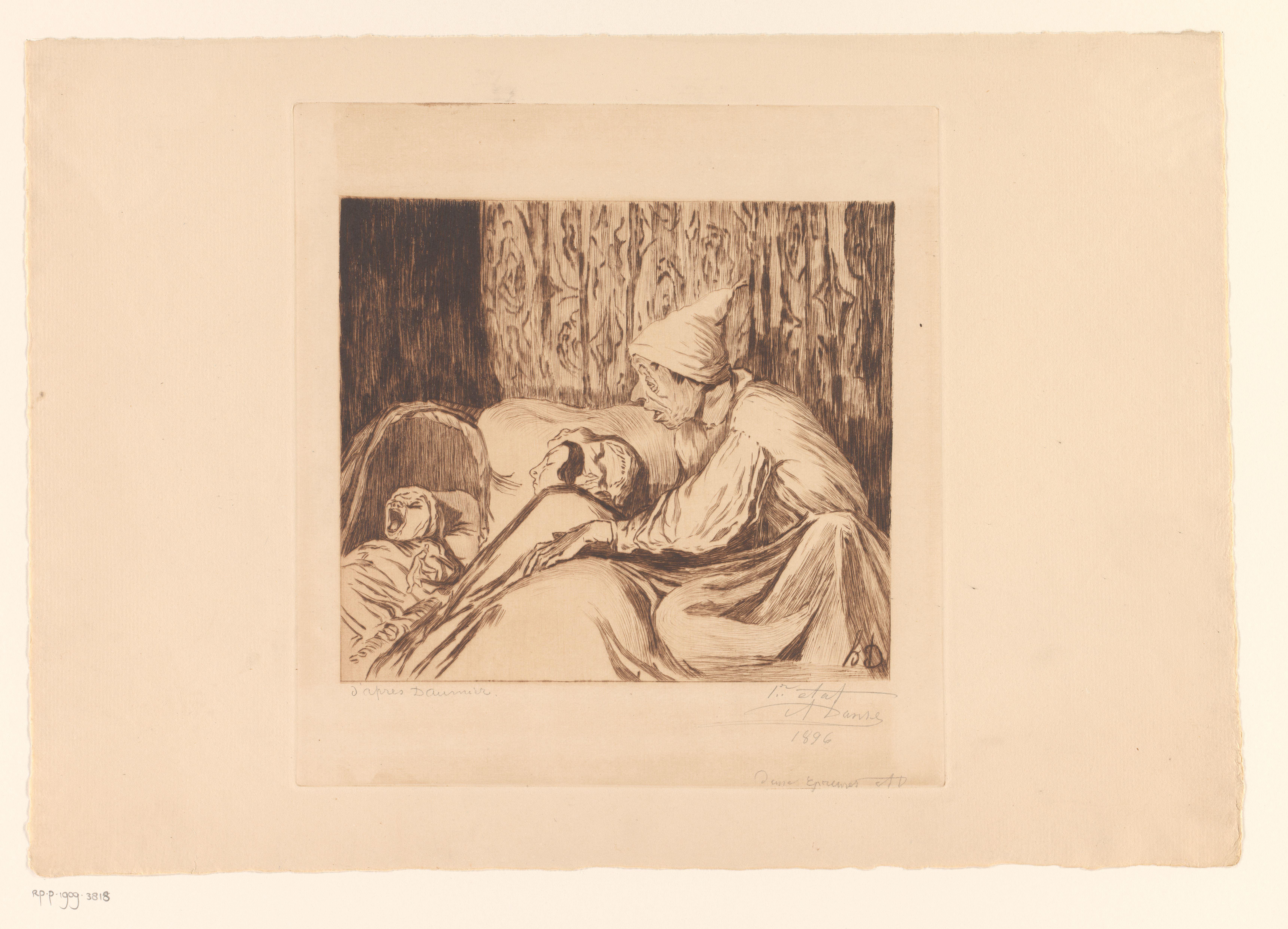 Baby in bed bij de ouders huilt vader wakker