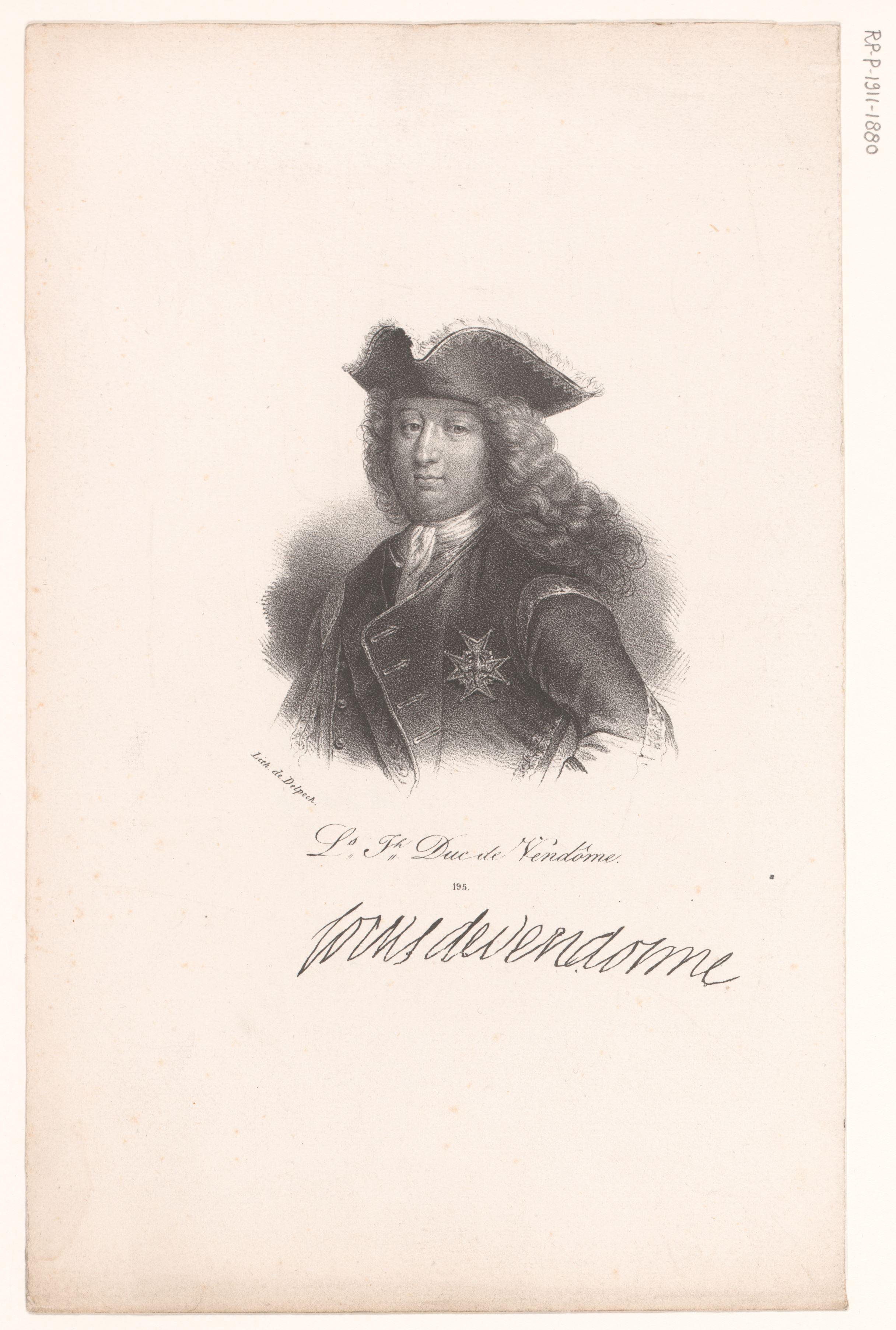Portret van Louis-Joseph de Vendôme
